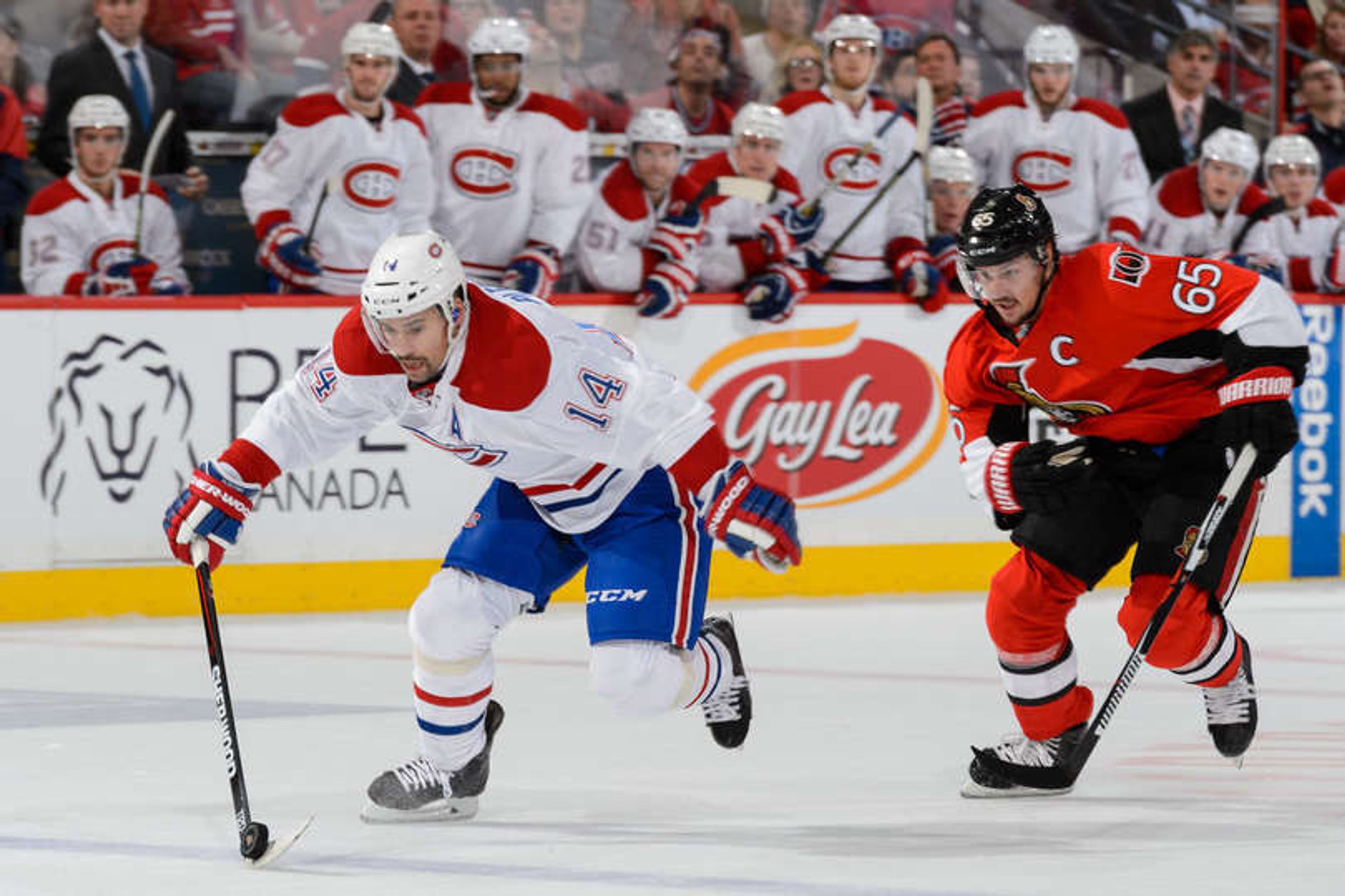 Tomáš Plekanec - 1 - GALERIE: Tomáš Plekanec rozhodl kanadské derby (4/4)