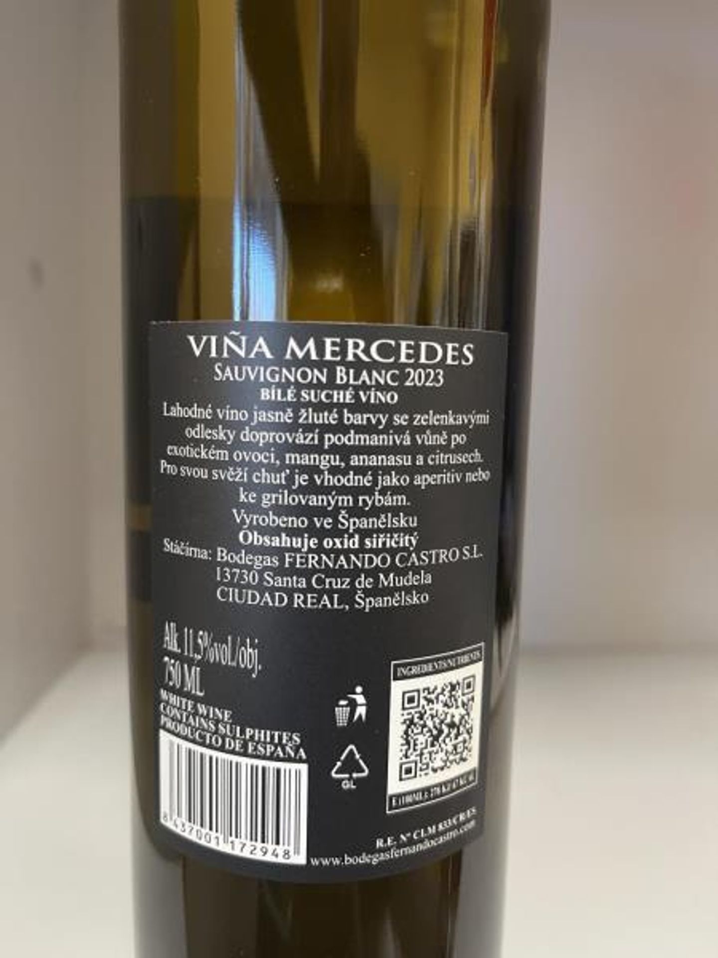 Viňa Mercedes Sauvignon blanc 2023 (2) - Závadné potraviny (4/6)