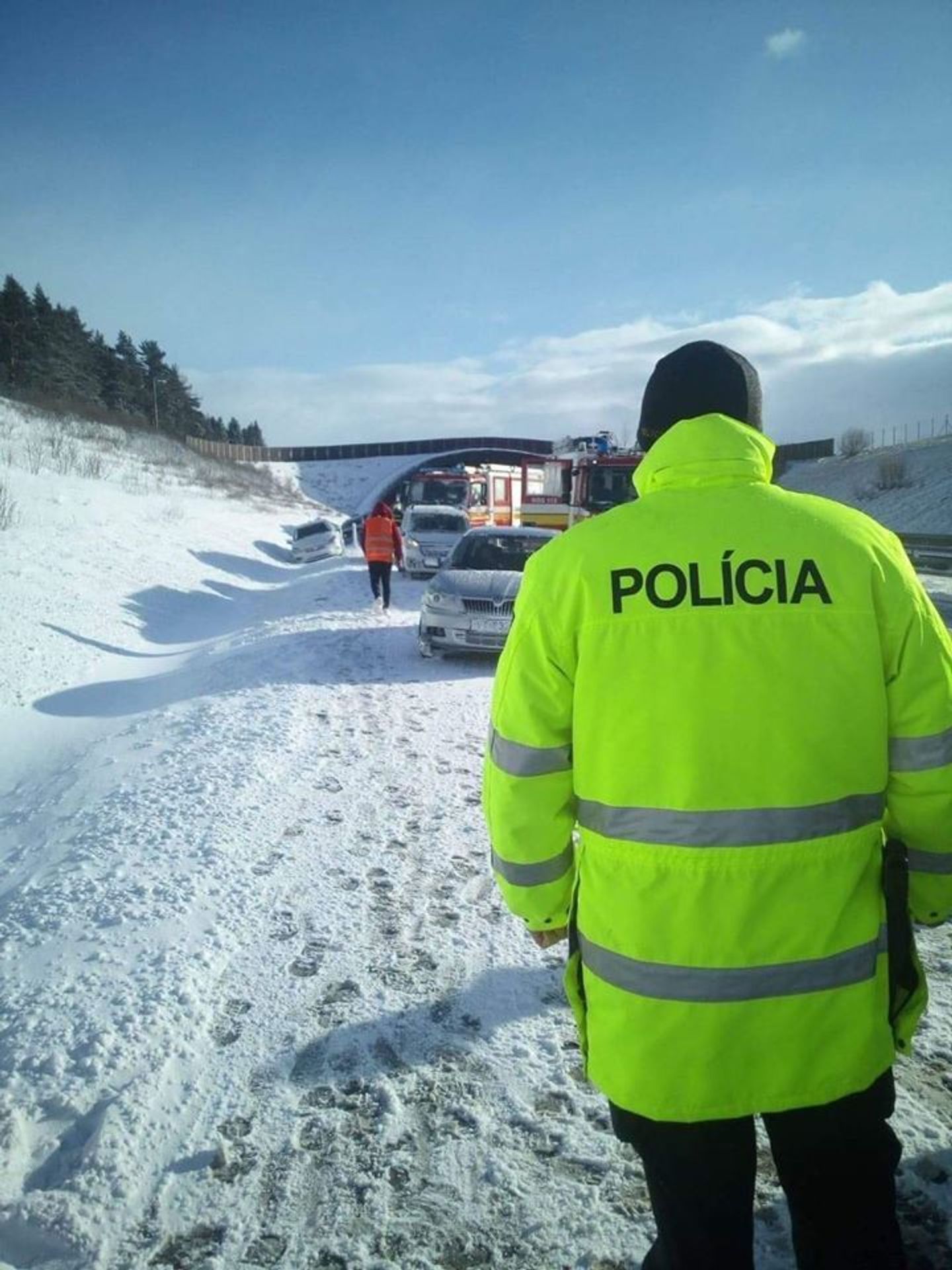 Hromadná nehoda na slovenské dálnici D1 - 3 - GALERIE: Hromadná nehoda na slovenské dálnici D1 ve směru na Poprad (3/6)
