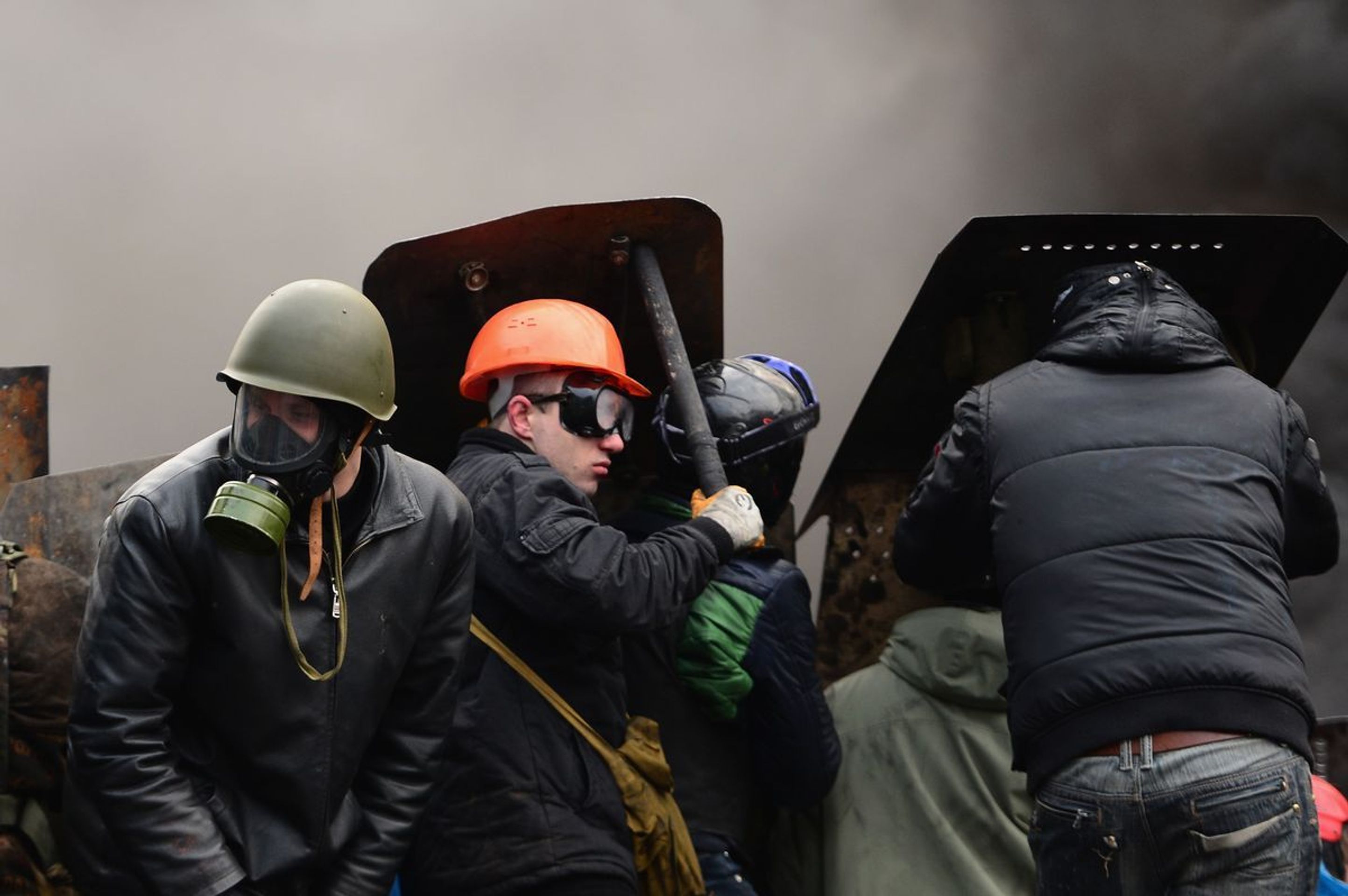 Krvavé protesty na Ukrajině - 6 - GALERIE: Nepokoje na Ukrajině (16/21)