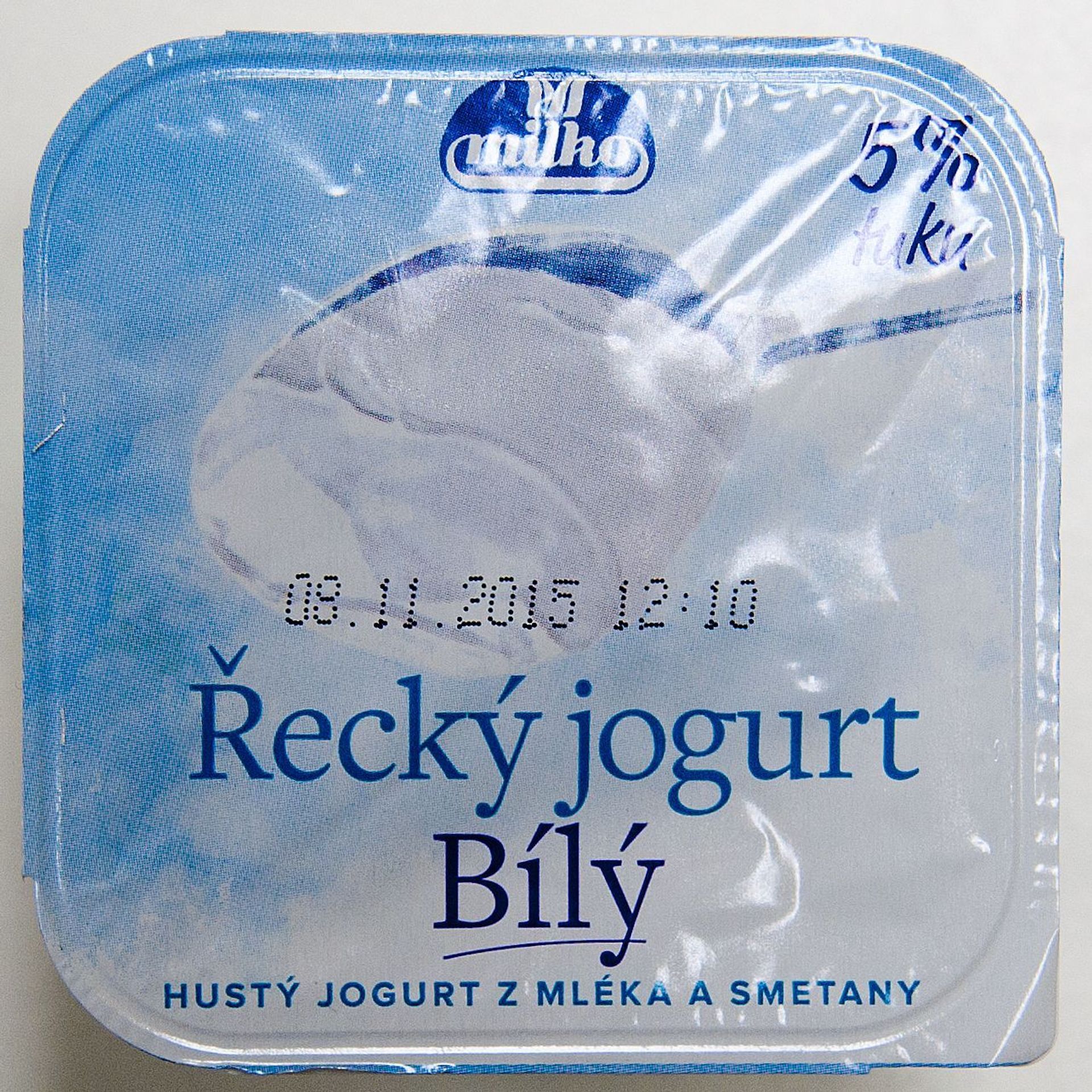 Bílý jogurt - Milko Řecký jogurt 5% - GALERIE: Testované bílé jogurty (27/30)