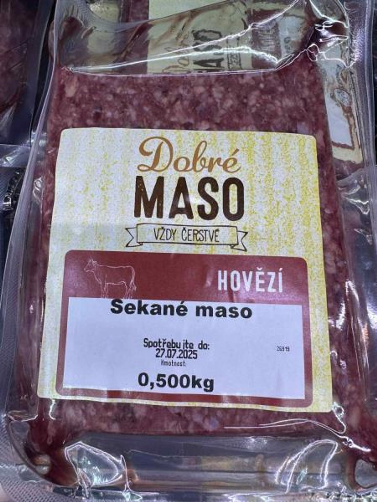 Hovězí sekané maso 500 g - Závadné potraviny (2/5)