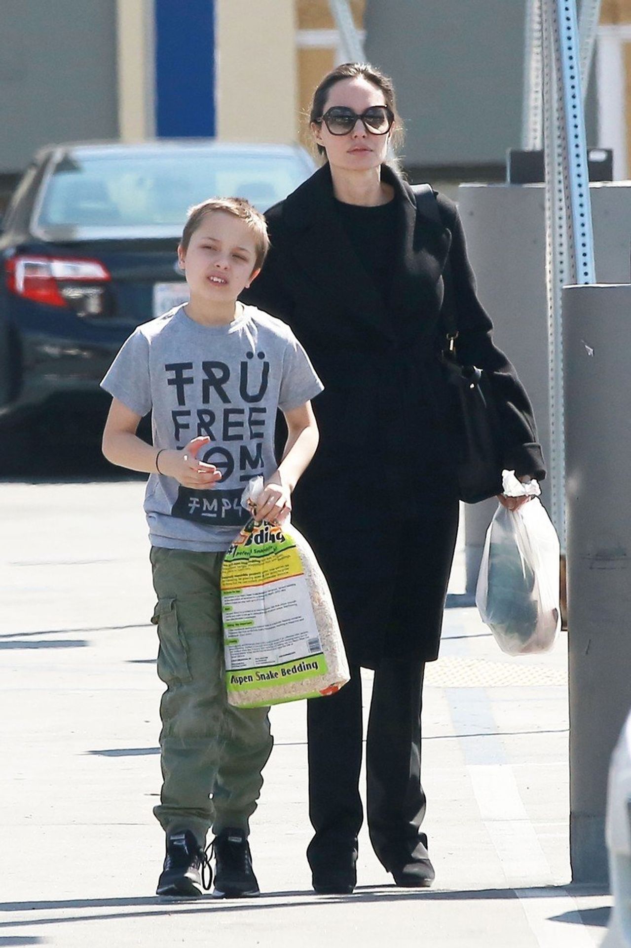 Angelina Jolie se synem Knoxem - GALERIE: Brad Pitt a Angelina Jolie (1/12)