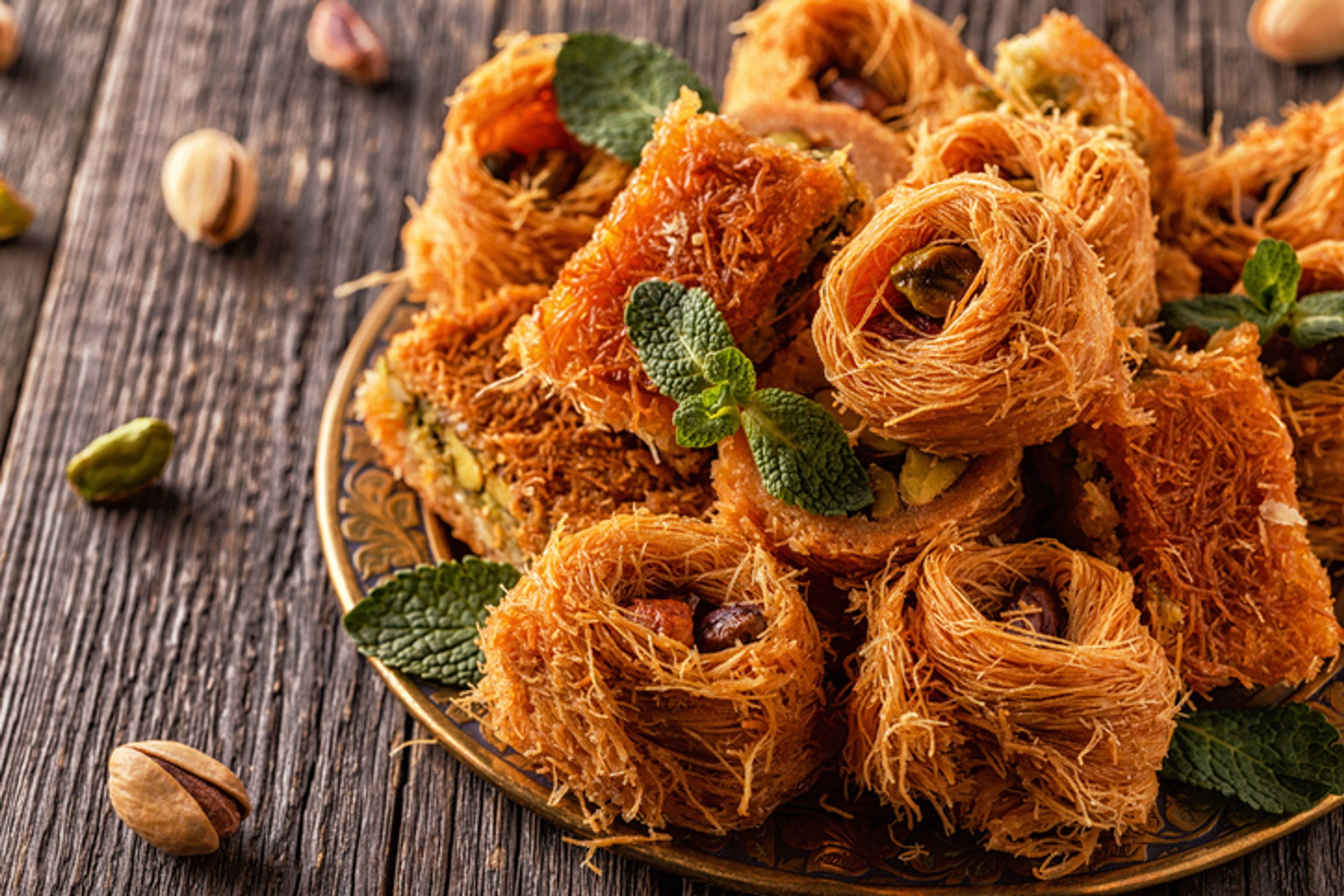 Arabská kuchyně - kunafa - GALERIE: Arabská kuchyně (5/10)