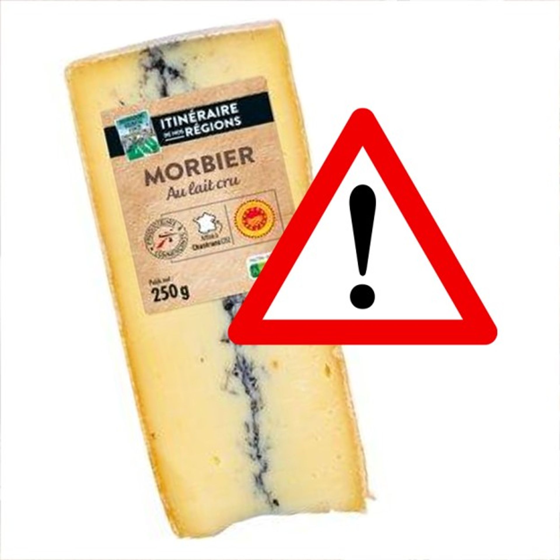 Sýr Morbier AOP 45 Jours od výrobce Perrin-Vermot Delmart - Závadné potraviny (2/4)