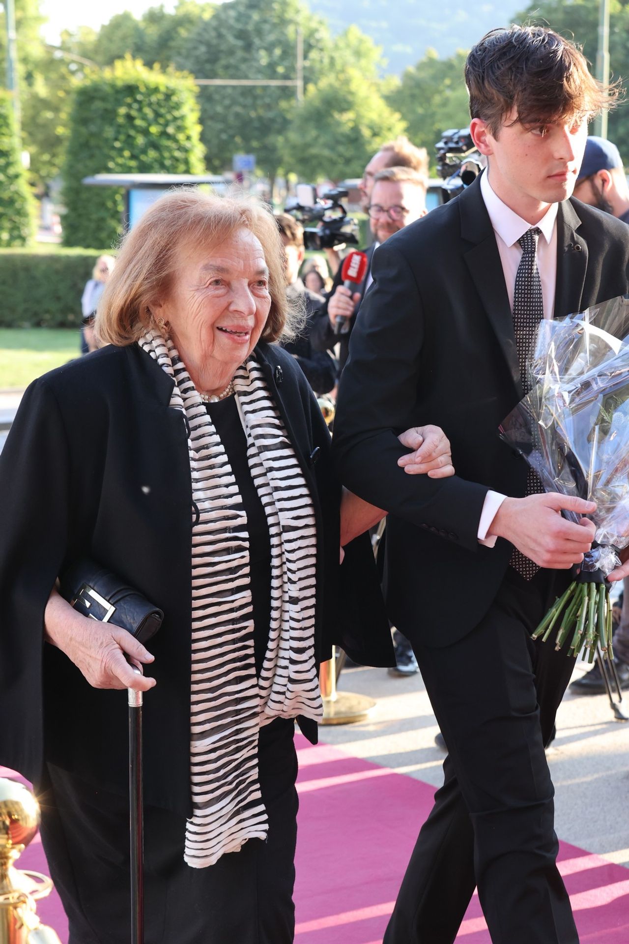 Livia Klausová na posledním rozloučením Jiřího Bartošky, 20. 5. 2025 Martin Hykl CNC - Poslední rozloučení s Jiřím Bartoškou (3/11)