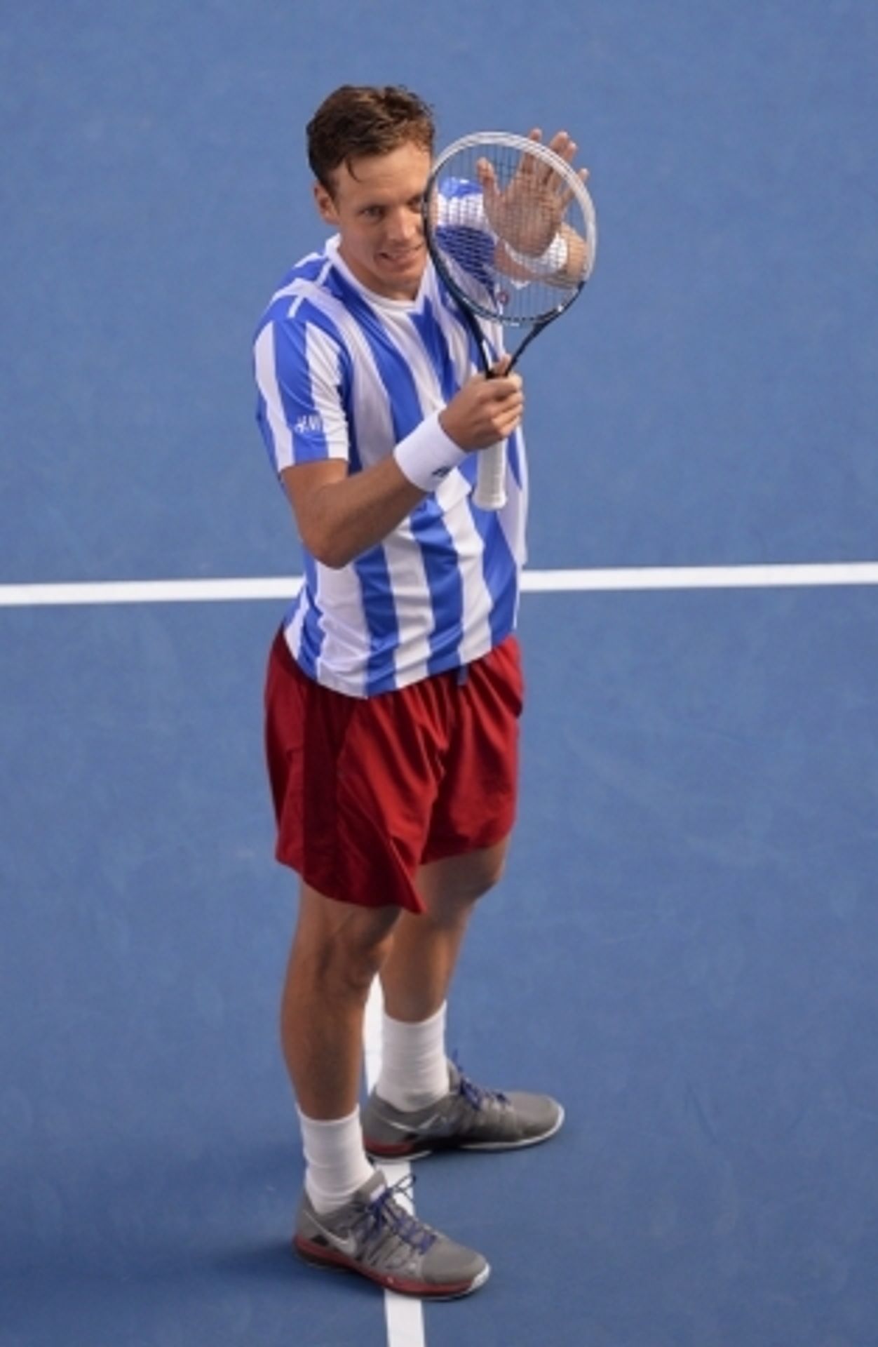 Tomáš Berdych postoupil do semifinále Australian Open - 4 - GALERIE: Tomáš Berdych postoupil do semifinále Australian Open (8/11)