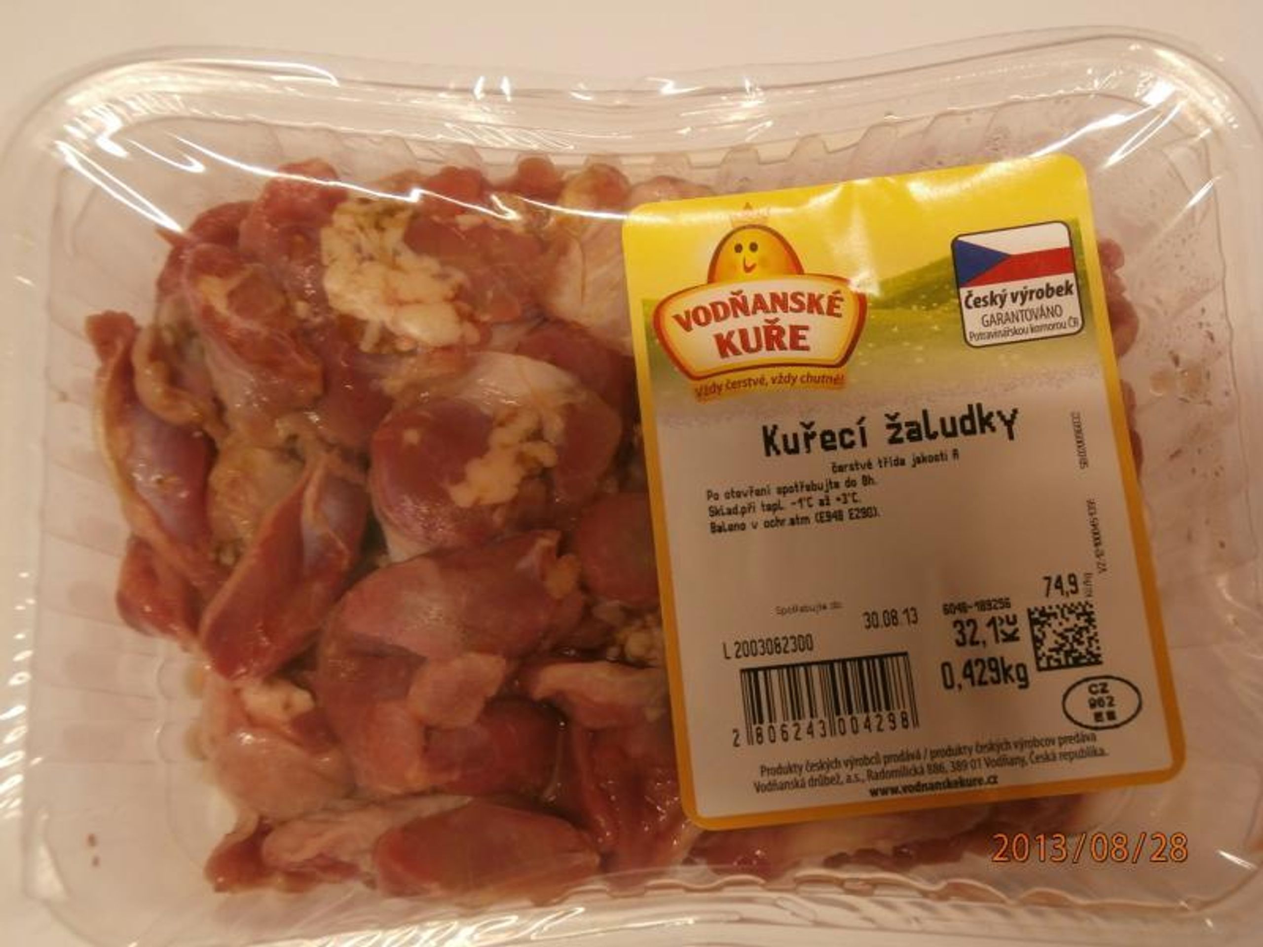 Závadné kuřecí žaludky - GALERIE: Závadné potraviny (9/10)
