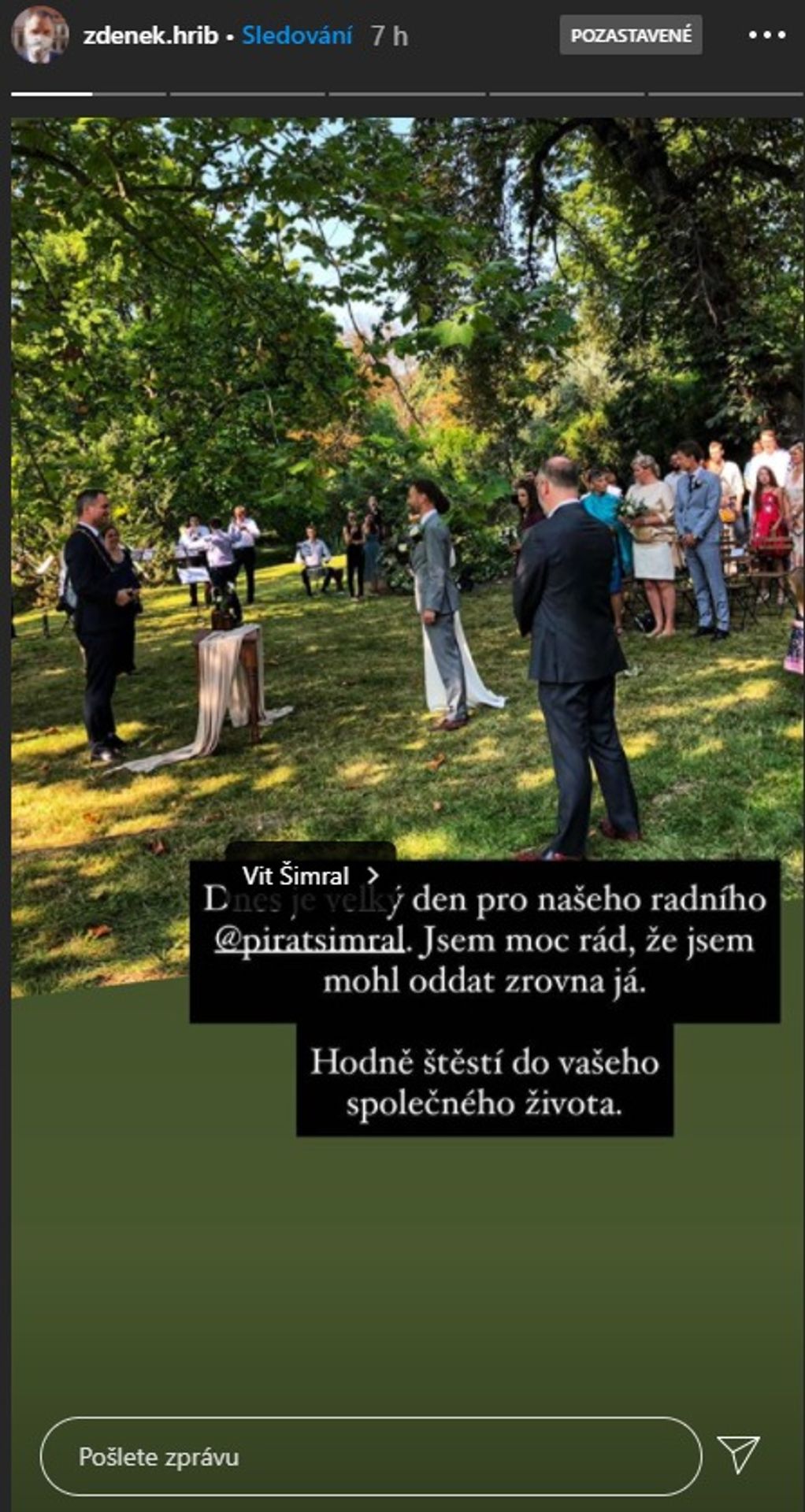 Hřibův perný den - svatba kolegy Šimrala - GALERIE: Hřibův perný den (1/5)