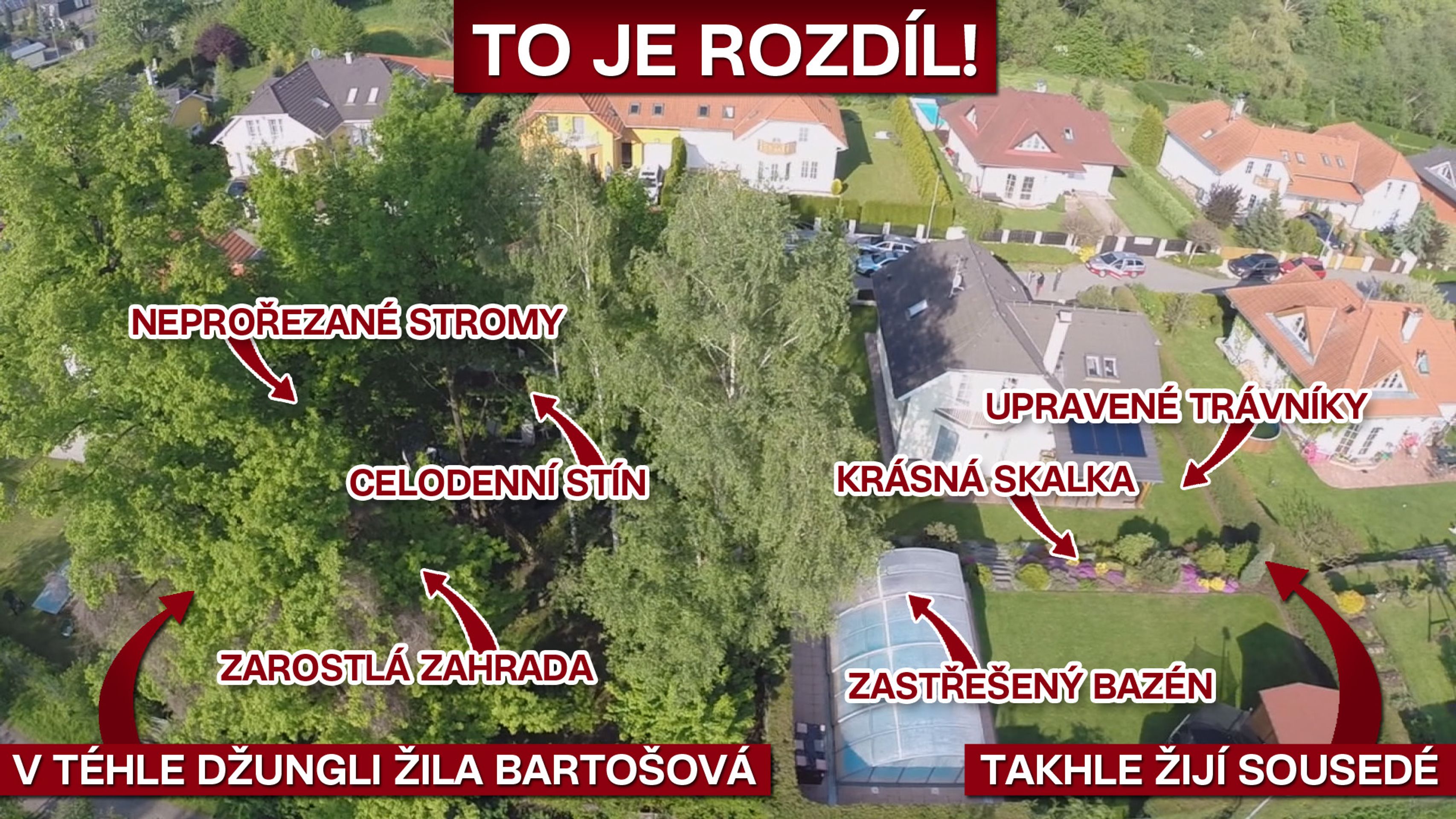 Uhříněves - GALERIE: Letecké záběry domu v Uhříněvsi (8/8)