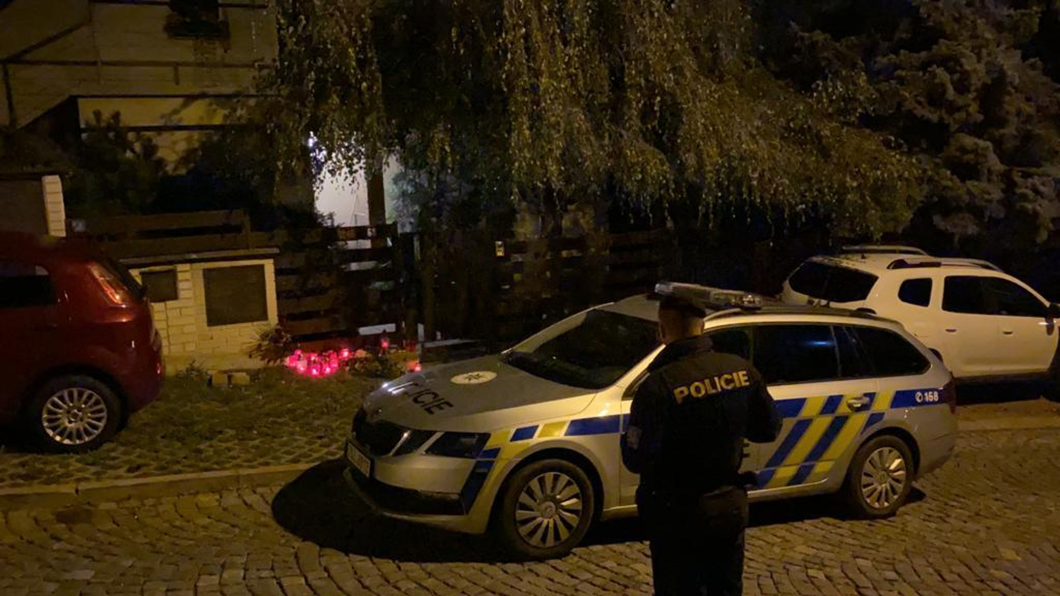 Noční incident před domem zavražděné v Radotíně - 8 - GALERIE: Noční incident v Radotíně (8/12)