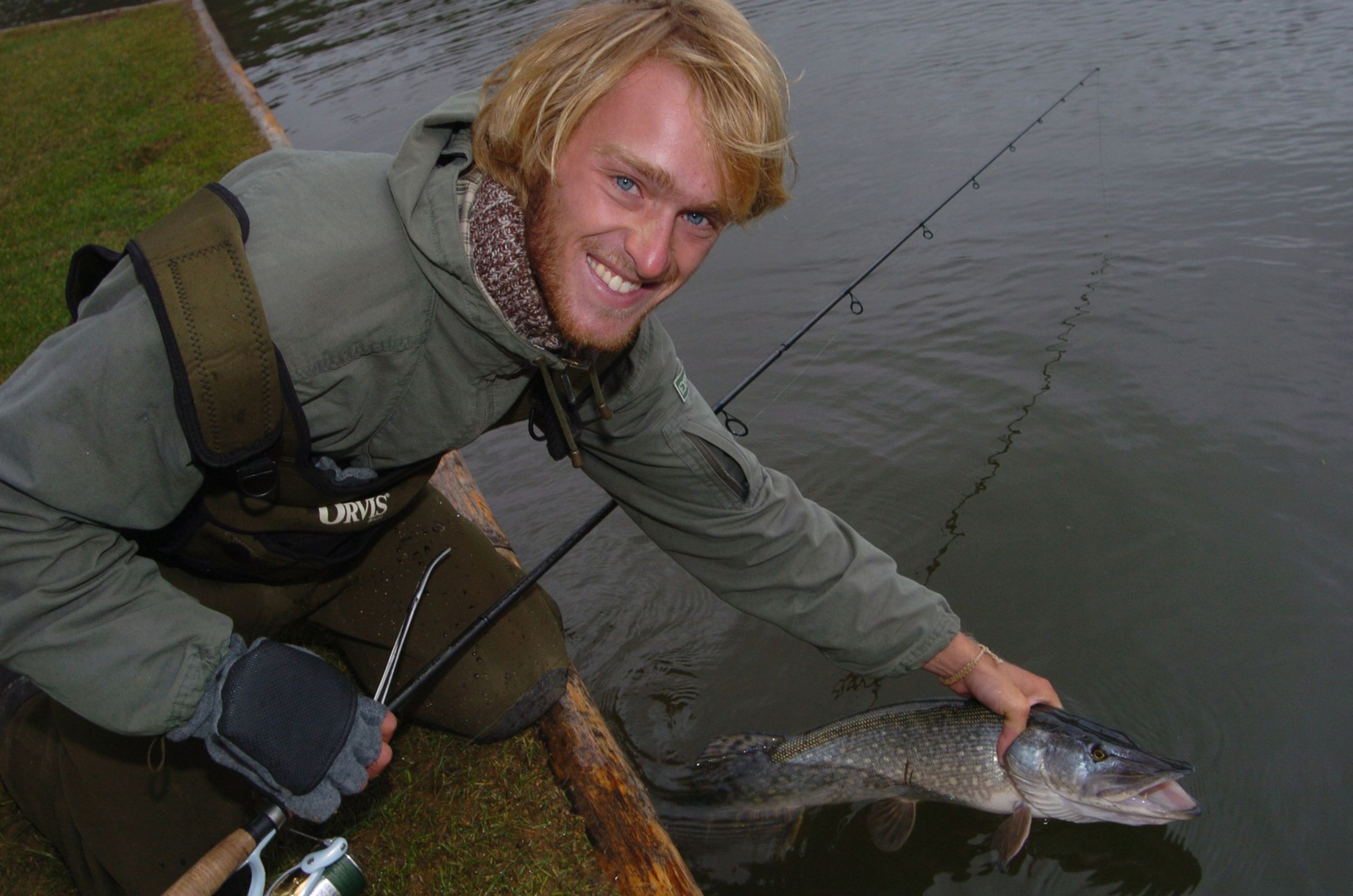 Jakub Vágner, 26. 2. 2007 rybaření na Plané u Mariánských lázní - Jakub Vágner (2/6)