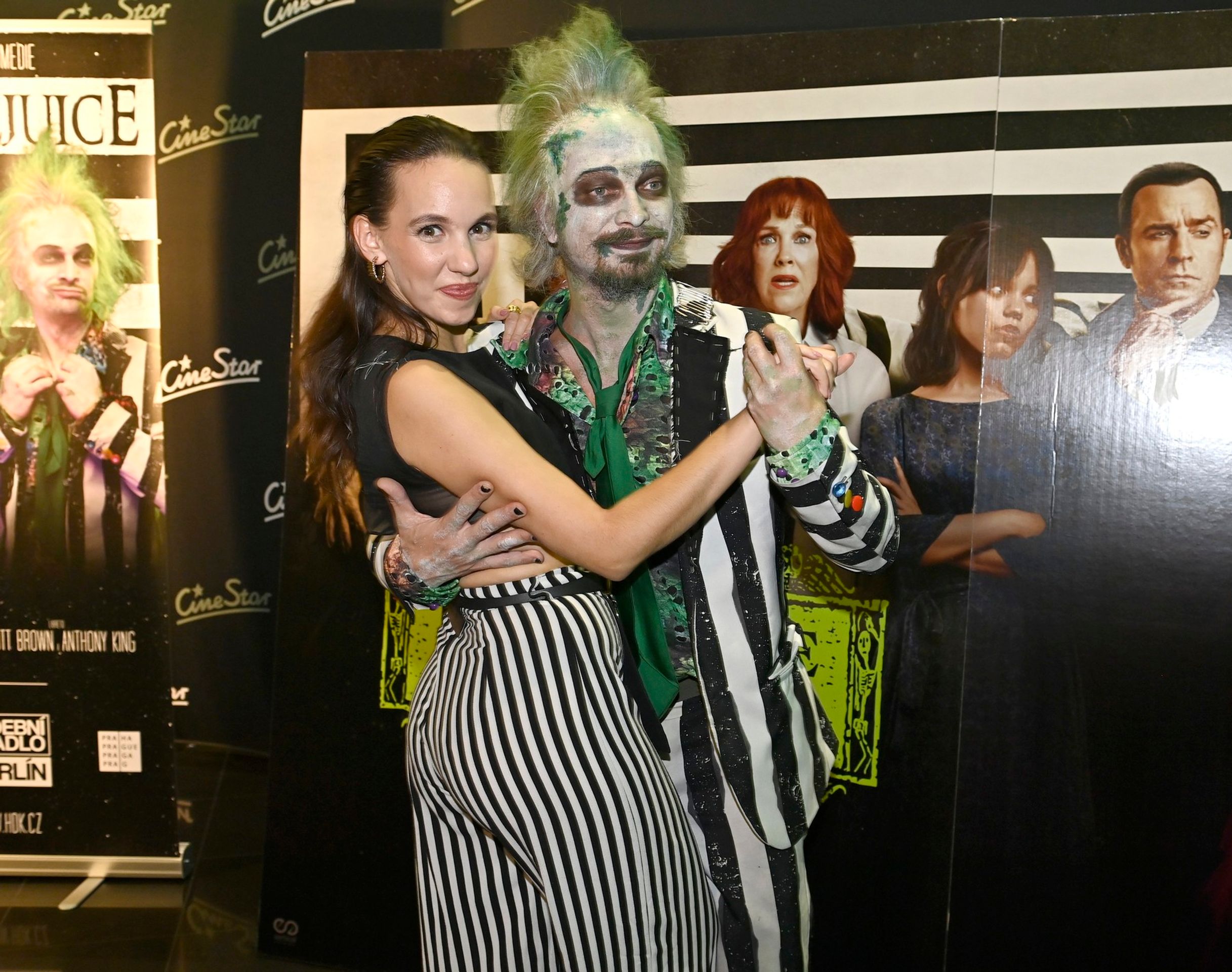 Michaela Tomešová a Jan Sklenář na premiéře filmu Beetlejuice Beetlejuice, 3. 9. 2024 - Michaela Tomešová (4/7)