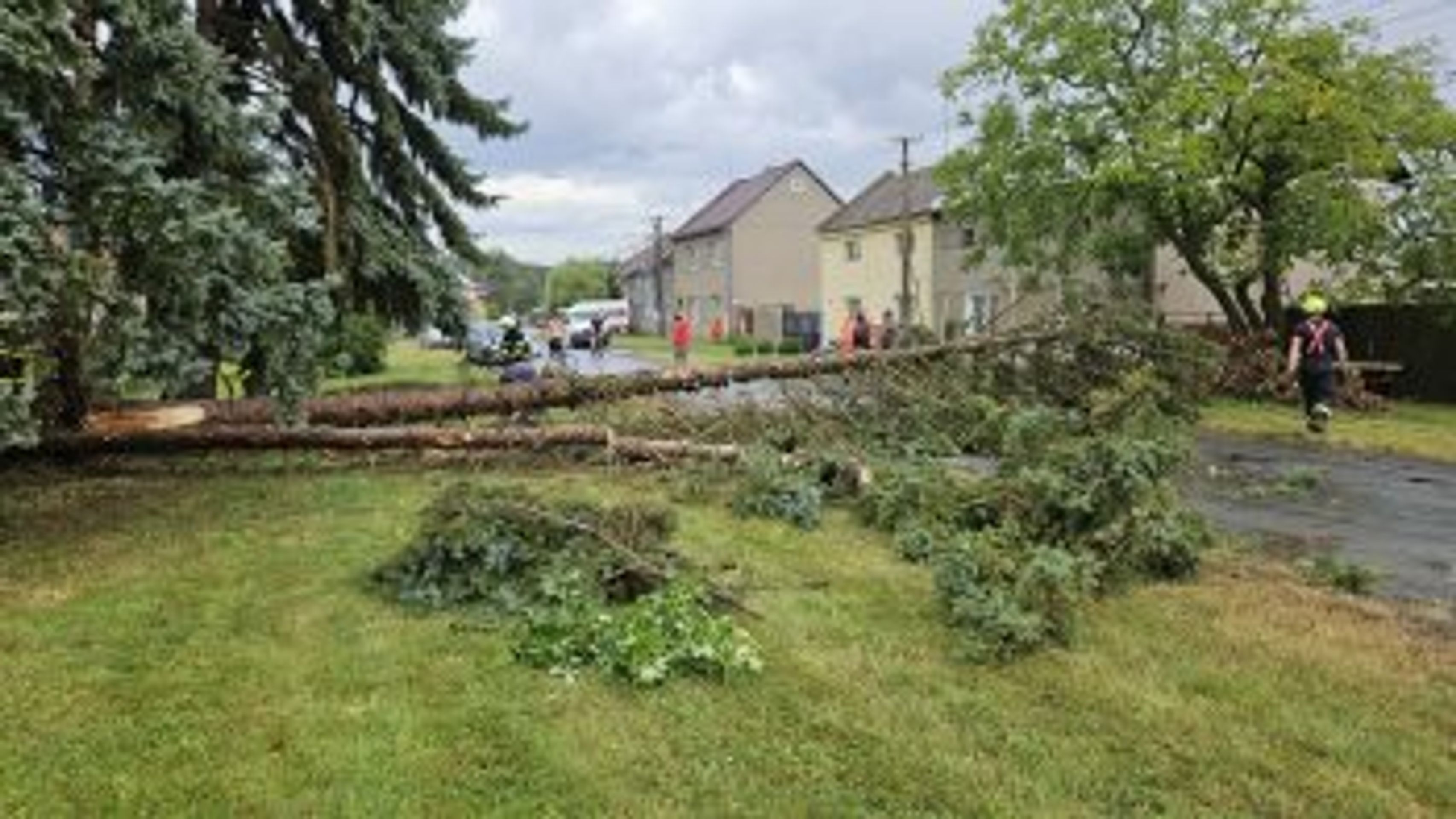 Bouřky a vydatný déšť na Olomoucku (1) - Českem postupují silné bouřky s prudkým deštěm (7/7)