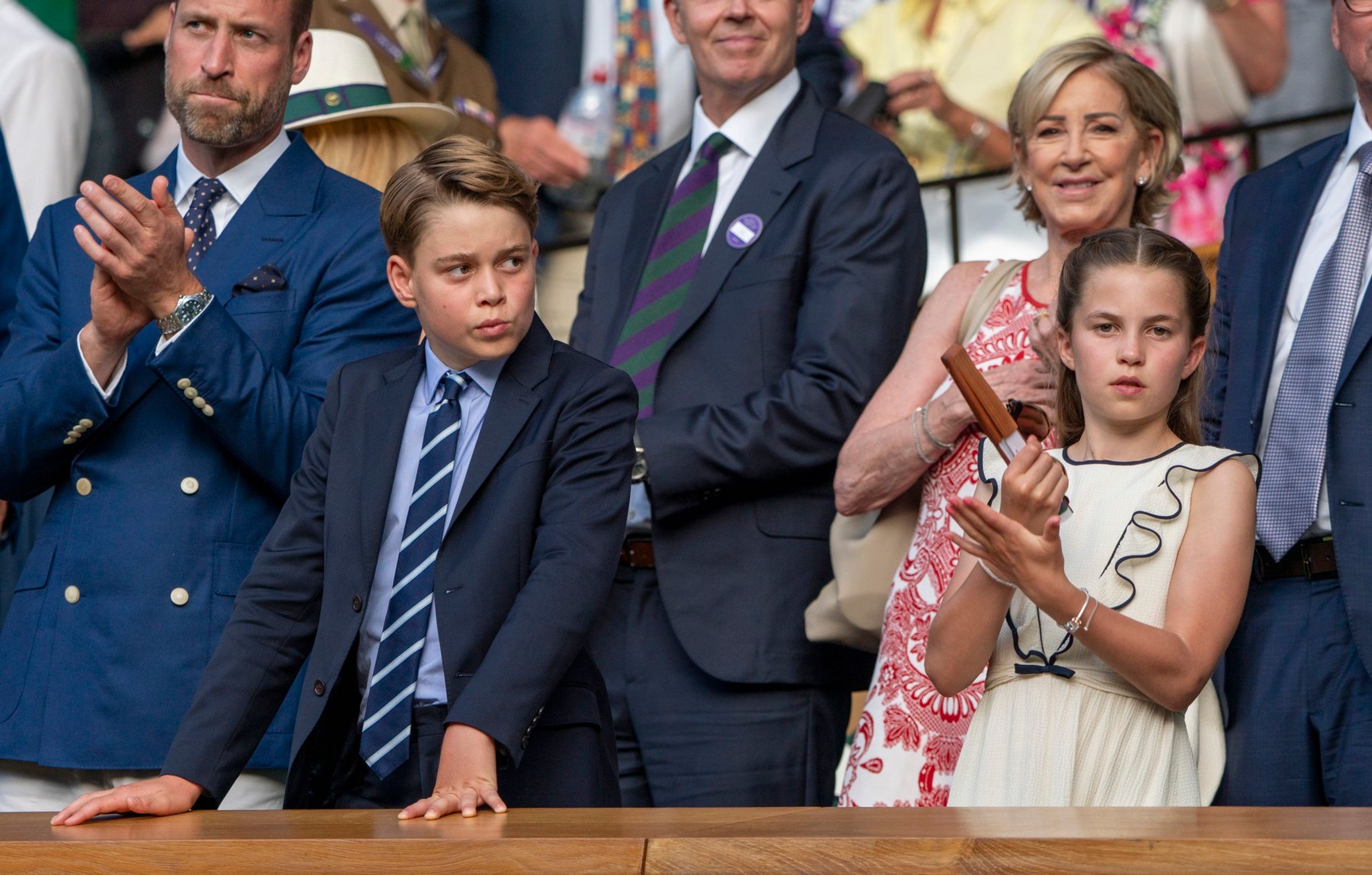 Princ George a princezna Charlotte na finále Wimbledonu  - Královská rodina na finále Wimbledonu (4/8)