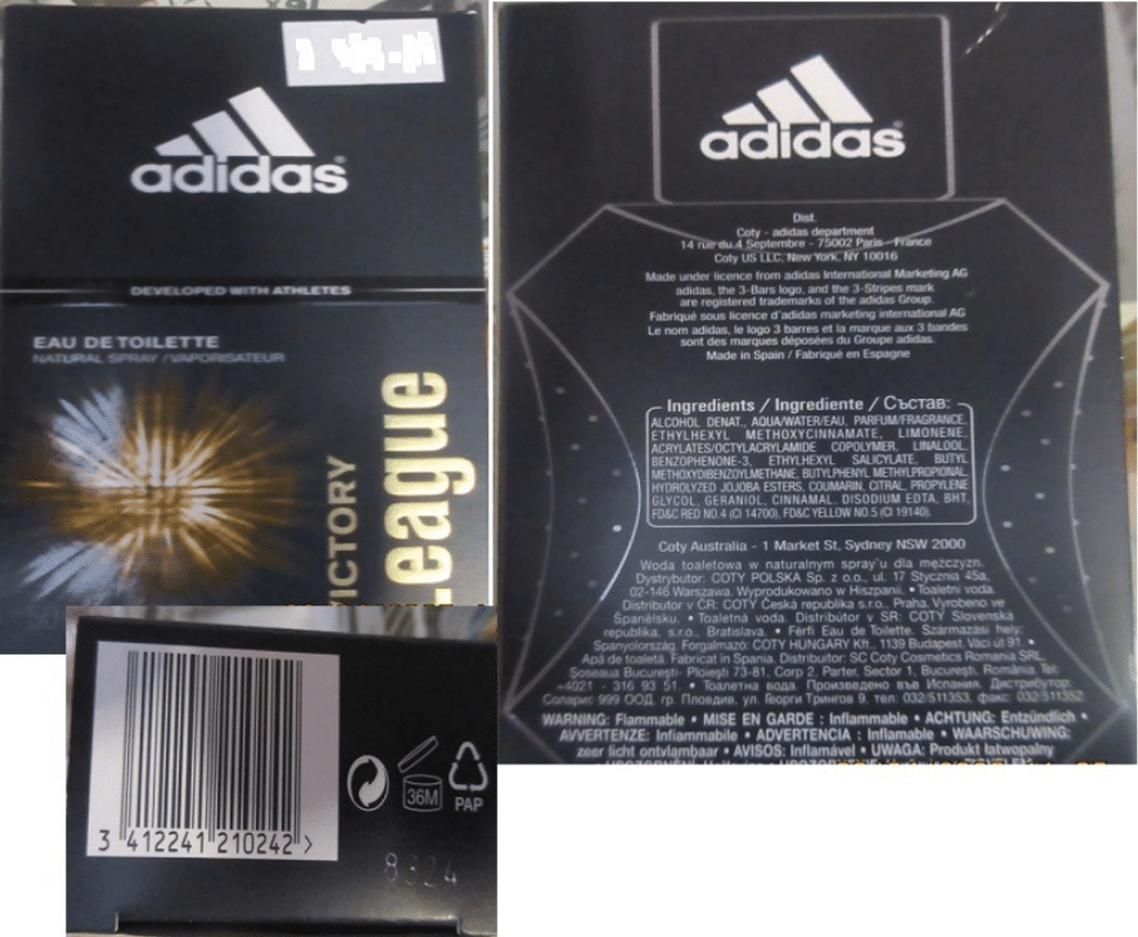 Nebezpečná toaletní voda Adidas - Nebezpečná kosmetika, před kterou varují hygienici (1/3)