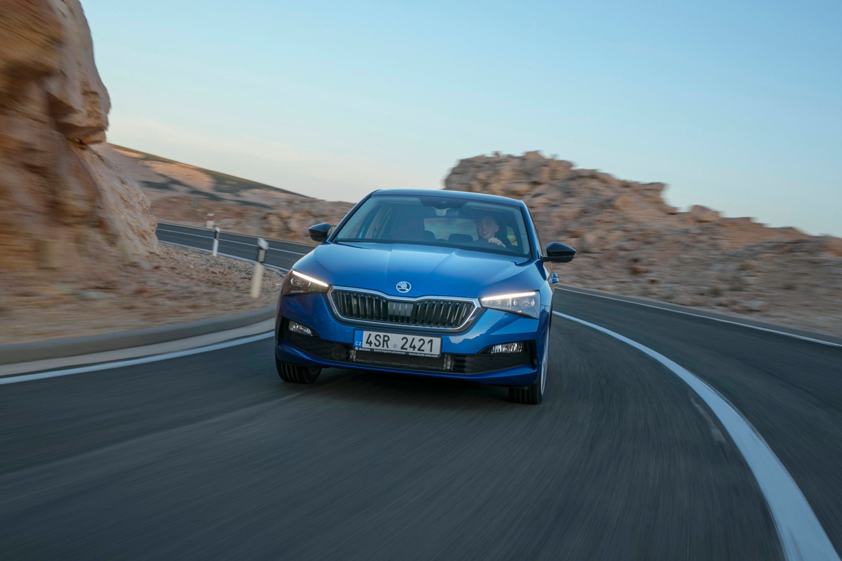 Škoda Scala - 8 - Fotogalerie: Škoda Scala na testech v Chorvatsku (7/39)