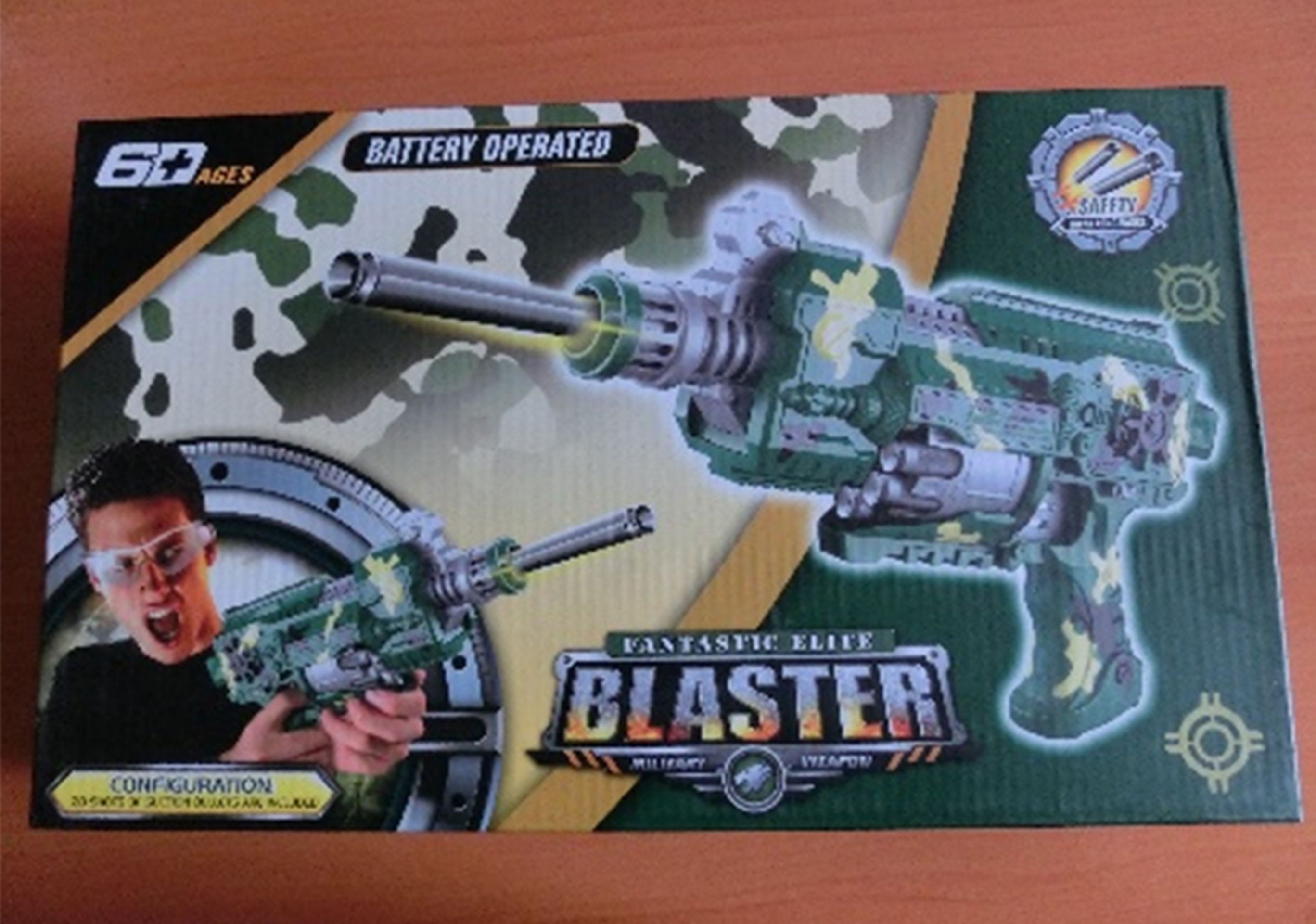 Kontrola bezpečnosti elektrických hraček - Pistole Fantastic Elite Blaster - GALERIE: Kontrola bezpečnosti elektrických hraček (5/9)