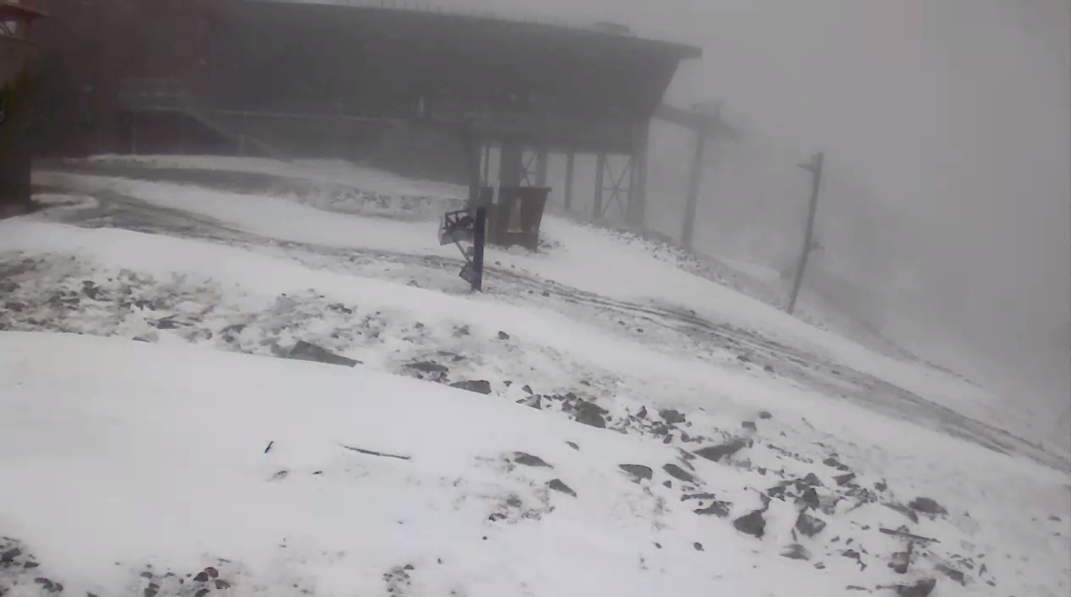 První letošní sníh na Slovensku - webkamera Chopok - GALERIE: První sníh zasypal Vysoké i Nízké Tatry (1/5)