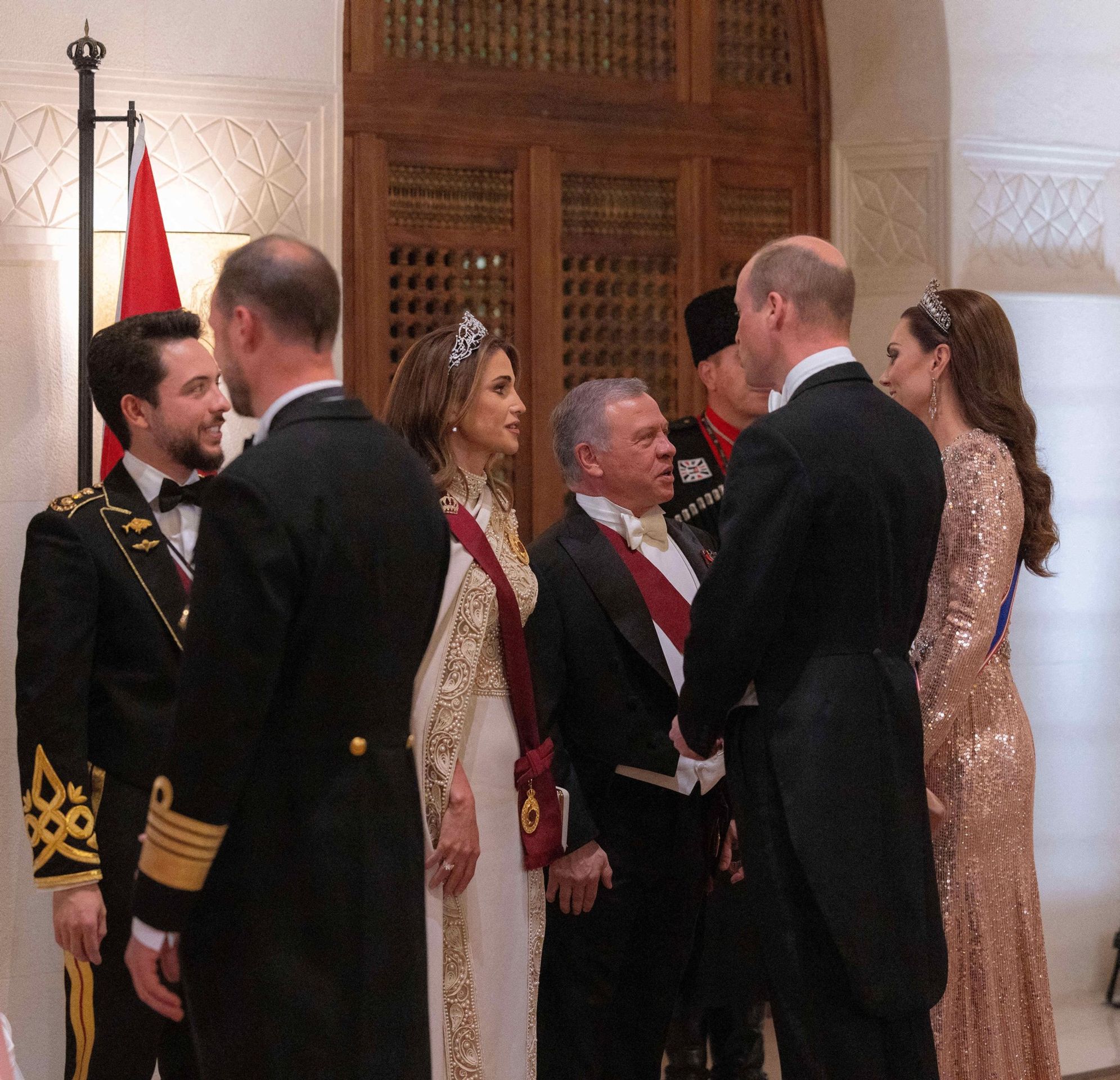 Královská svatba prince Husseina a princezny Rajwy - William a Kate na královské svatbě prince Husseina a princezny Rajwy (4/5)