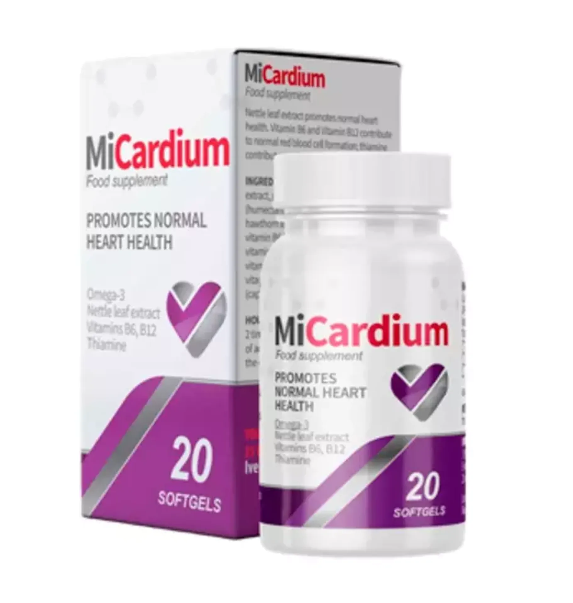 MICARDIUM kapsle, 20 kapslí - MZ ČR – klamavé výrobky (14/22)