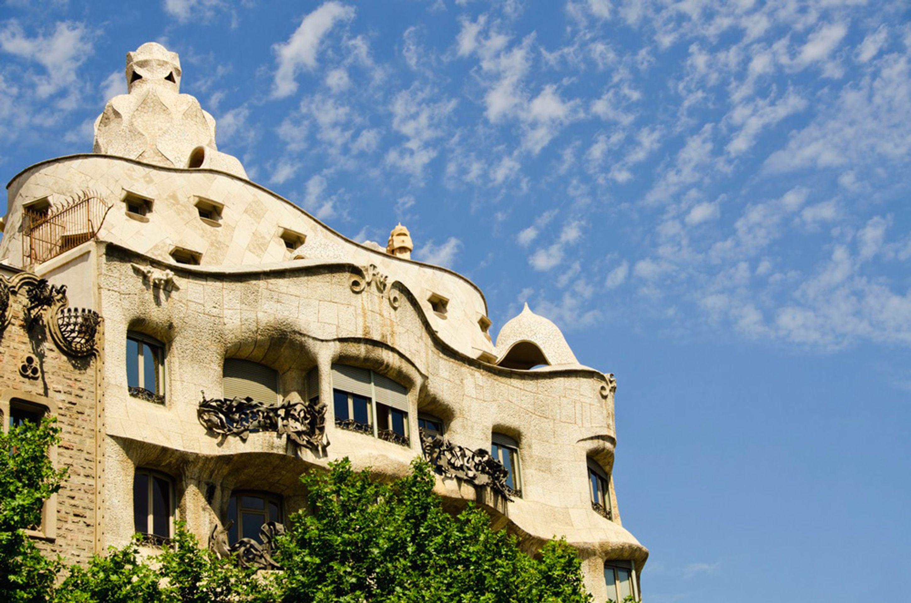 Casa Mila - Zajímavá místa v Barceloně (3/6)