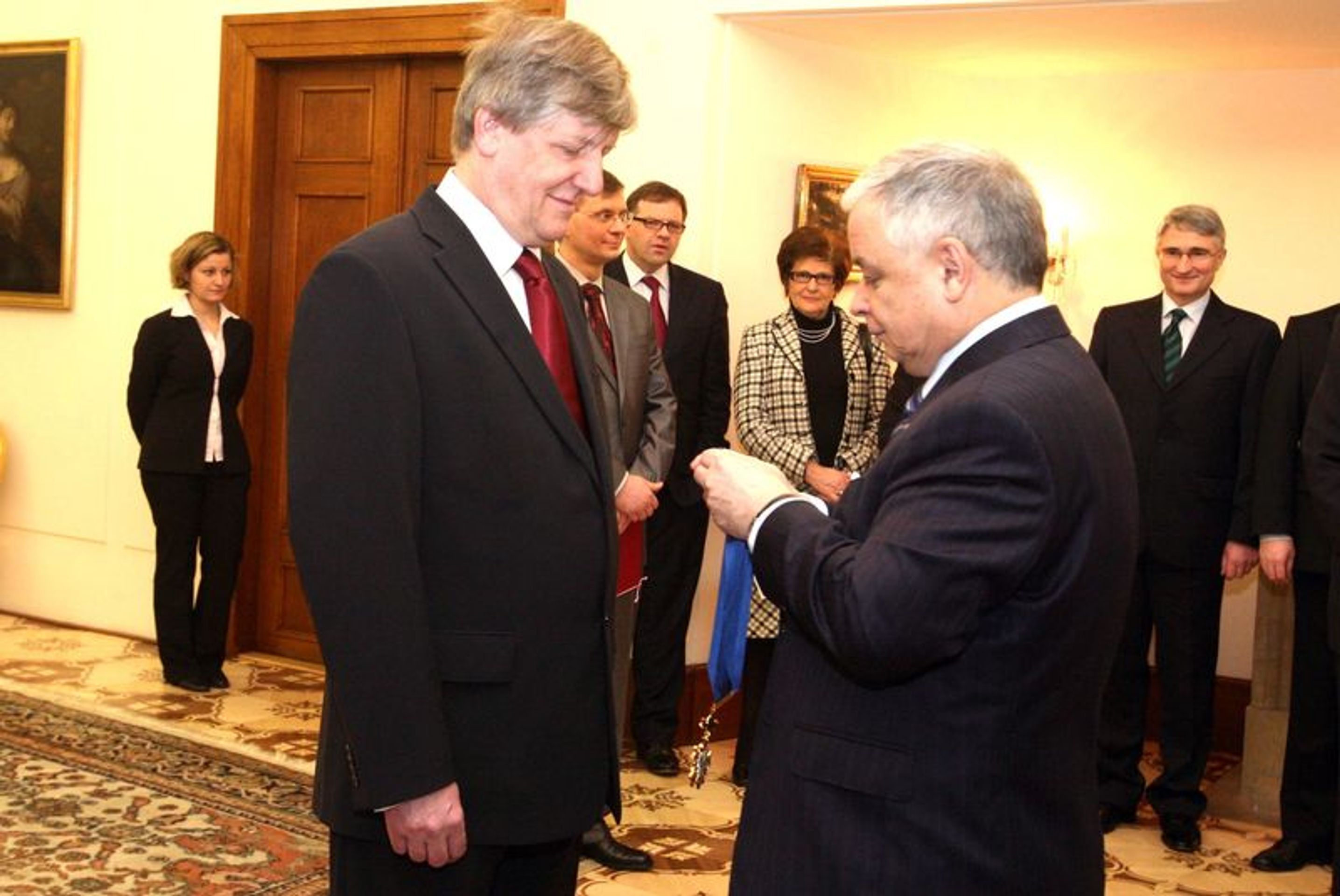 lech kaczynski a riedelbauch - GALERIE: Lech Kaczyński (7/8)