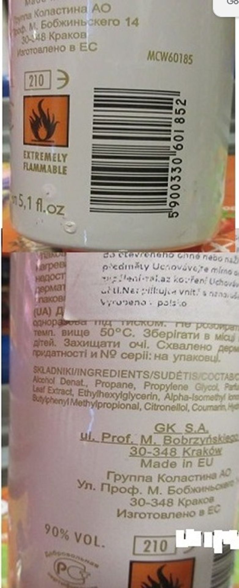 Deodorant miraculum - Nahlášené deodoranty (1/4)