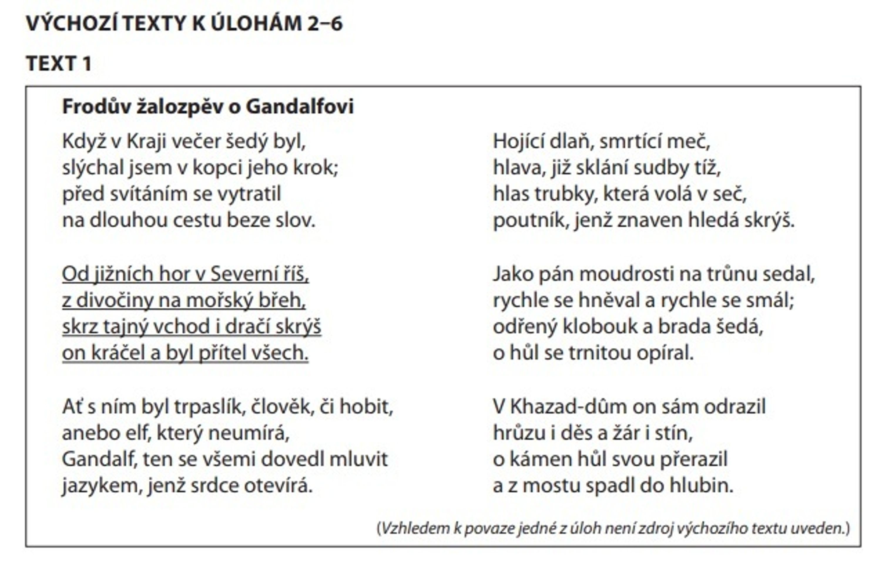Zadání testu z češtiny - přijímačky - 1 - GALERIE: Zadání testu z češtiny - čtyřleté obory SŠ (1/6)