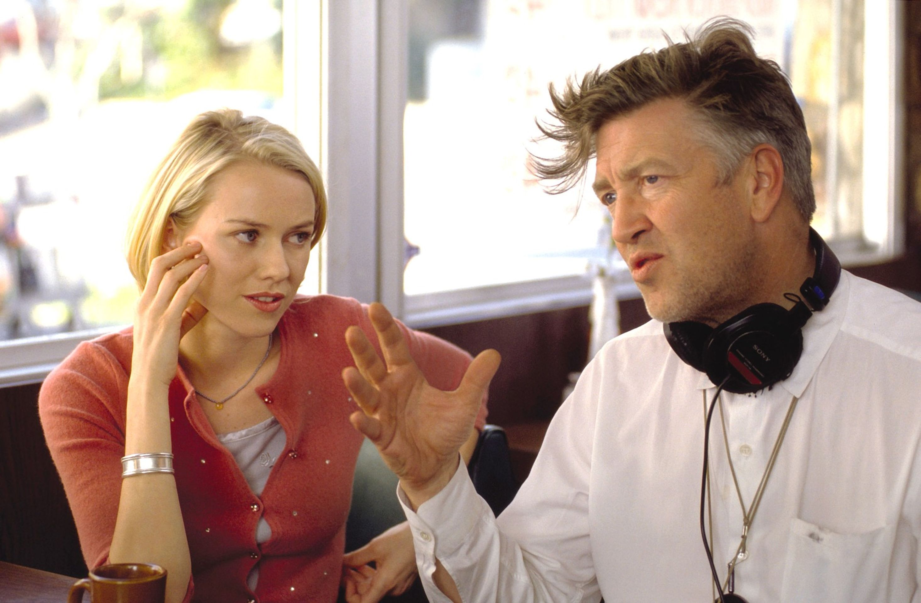 Naomi Watts a David Lynch během natáčení filmu Mulholland Drive, 2001 - David Lynch (10/12)