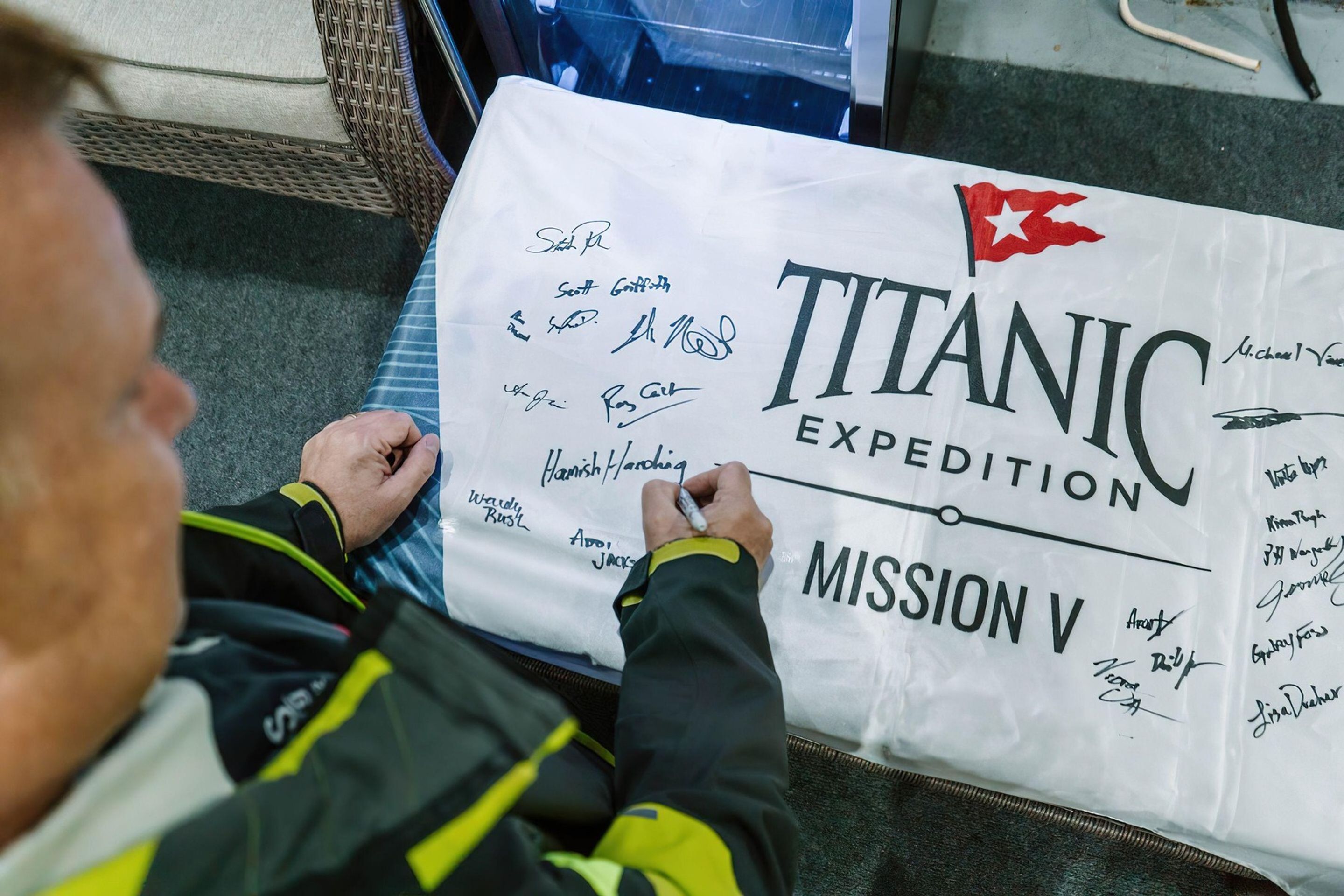 Hamish Harding před nastoupením  do ponorky Titan - Ponorka Titan společnosti Ocean Gate (7/10)