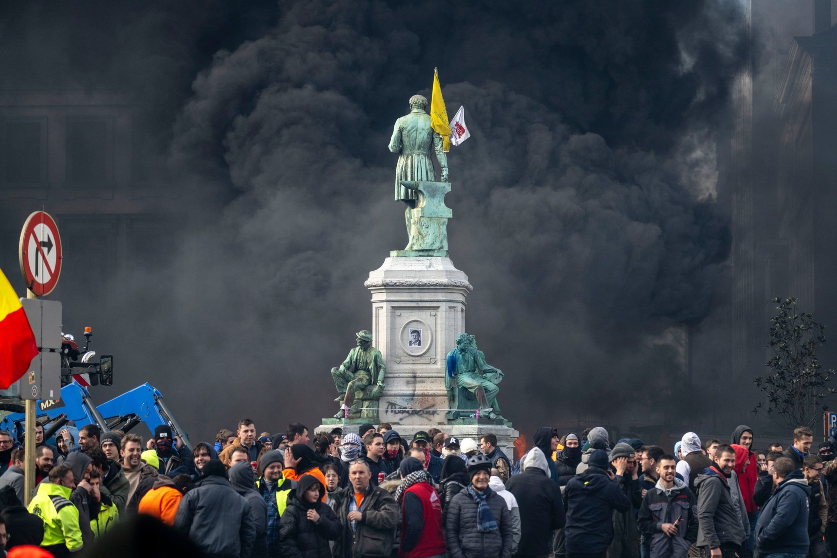 Protesty zemědělců v Bruselu - Protesty zemědělců v Bruselu (5/15)