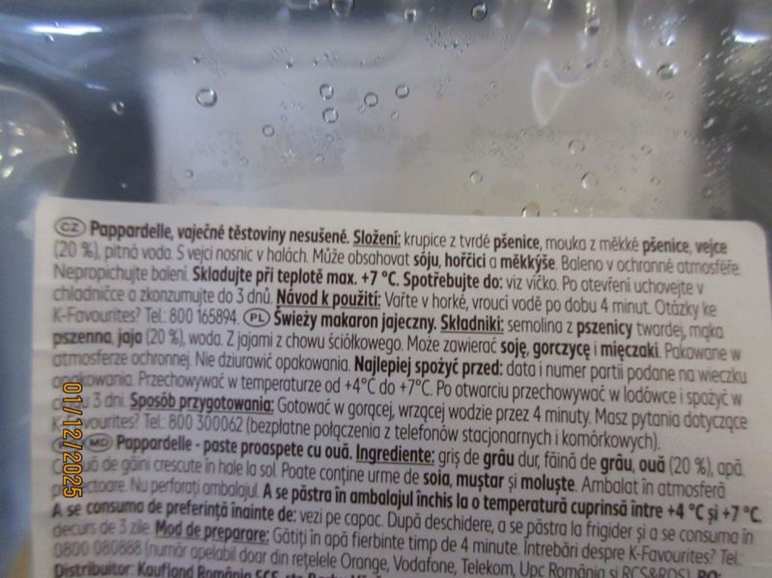 K-Favourites PAPPARDELLE (2) - Závadné potraviny (5/8)