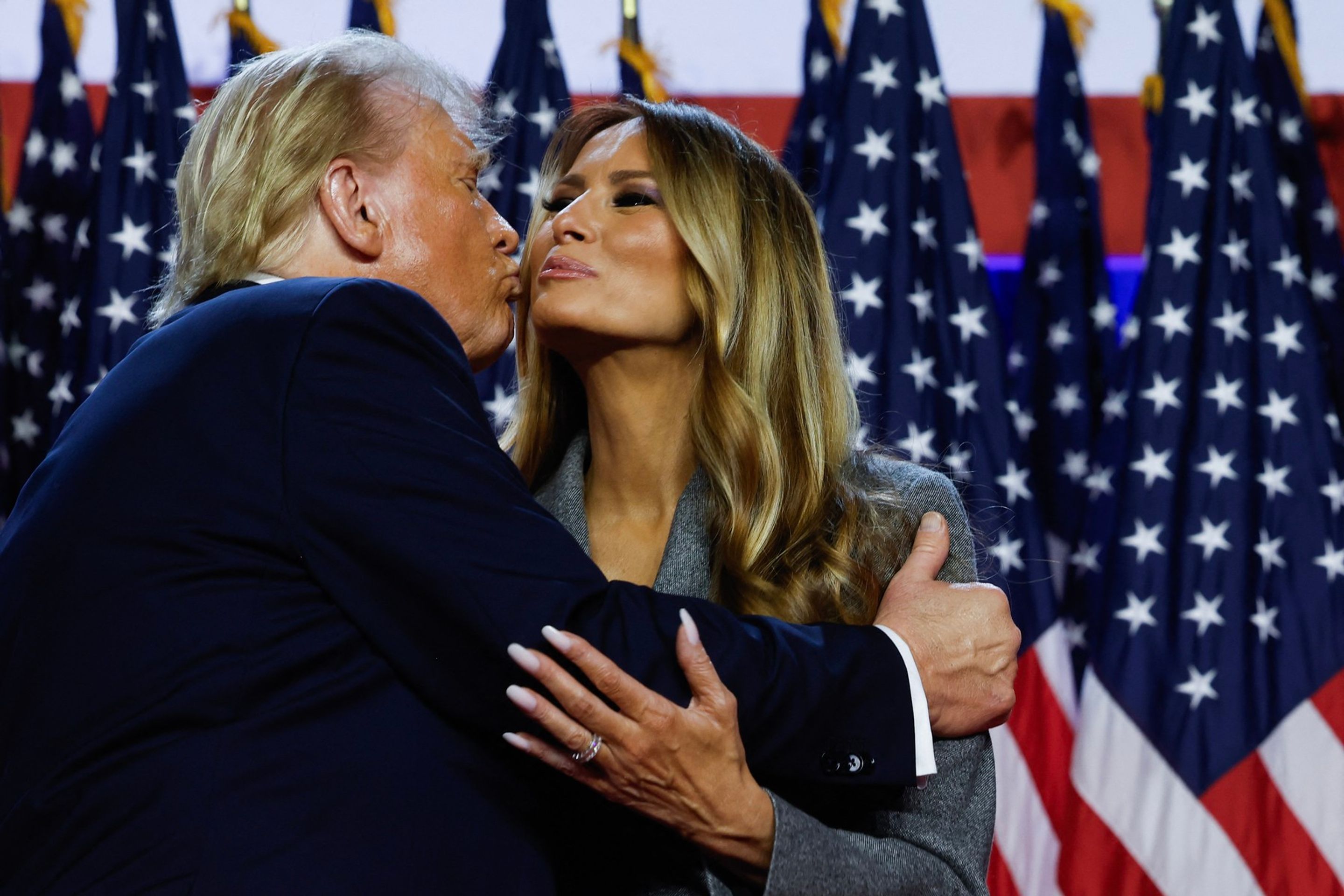 Donald Trump s manželkou Melanií Trumpovou - Melania Trumpová (10/14)