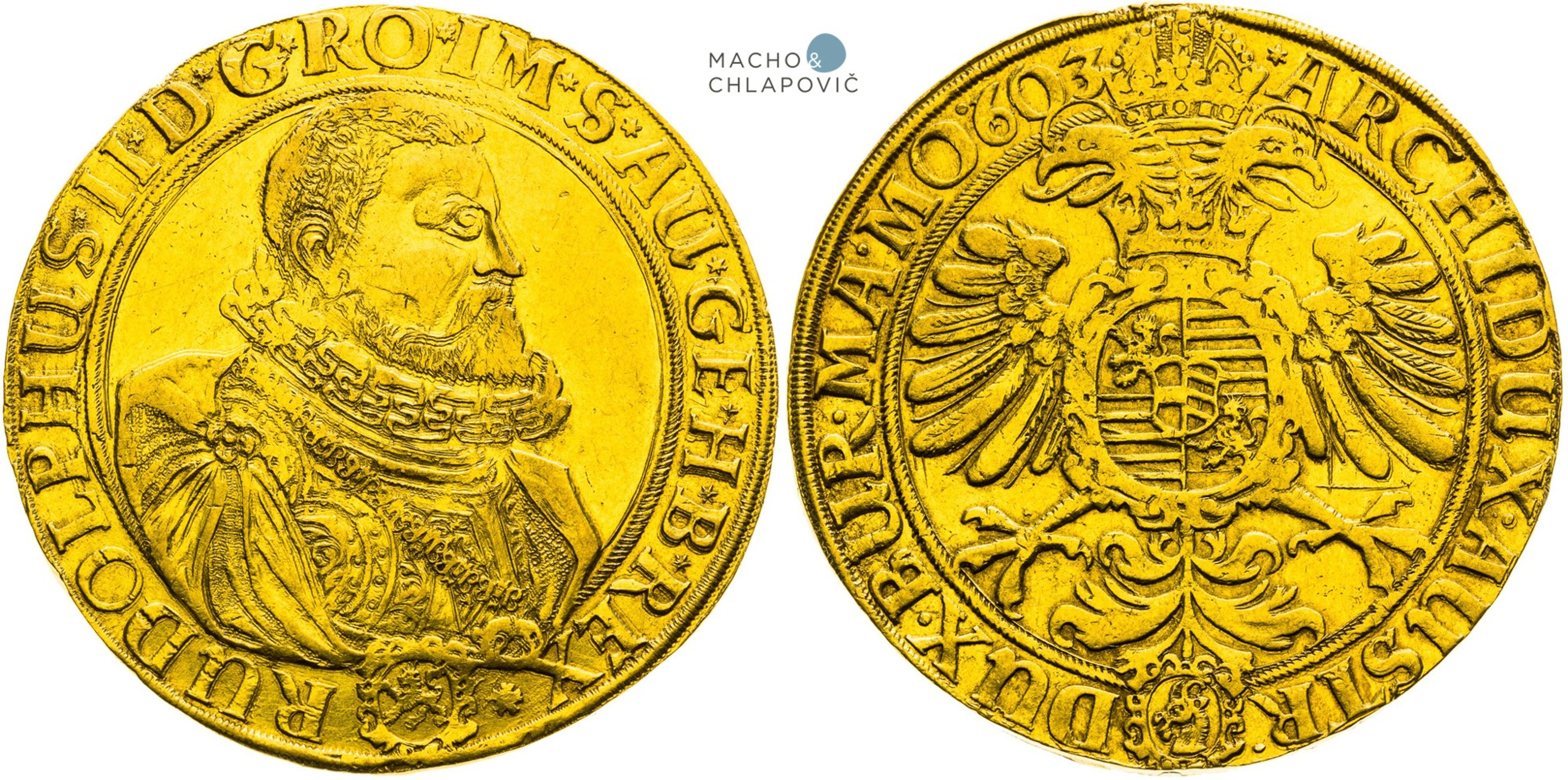 Desetidukát z roku 1603 - Aukce mincí (2/3)