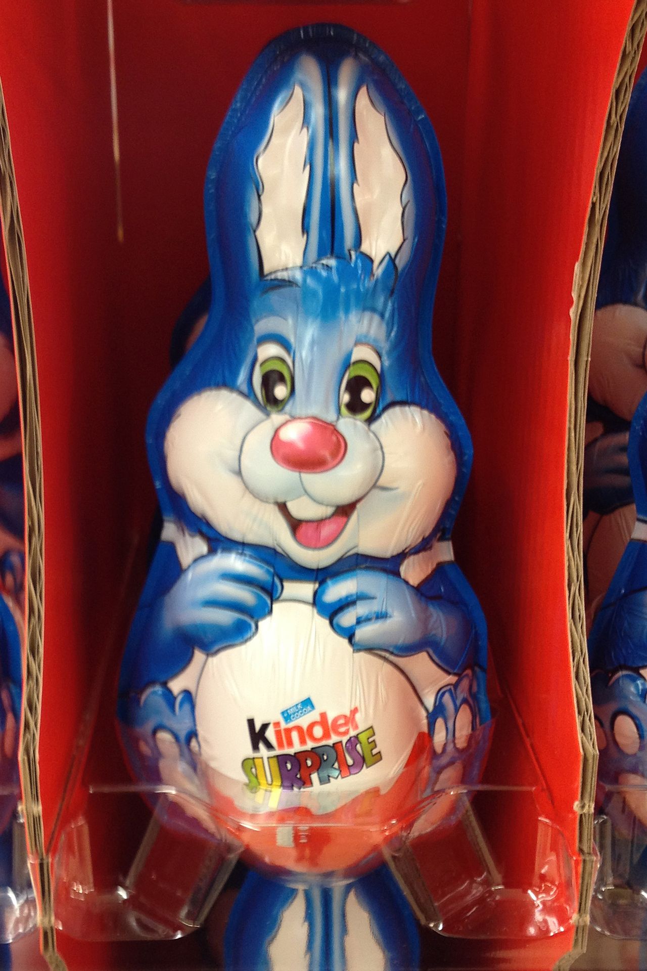 Zajíc Kinder surprise 75 gramů 69,90 Kč - GALERIE: Velikonoční sortiment - Billa (1/11)