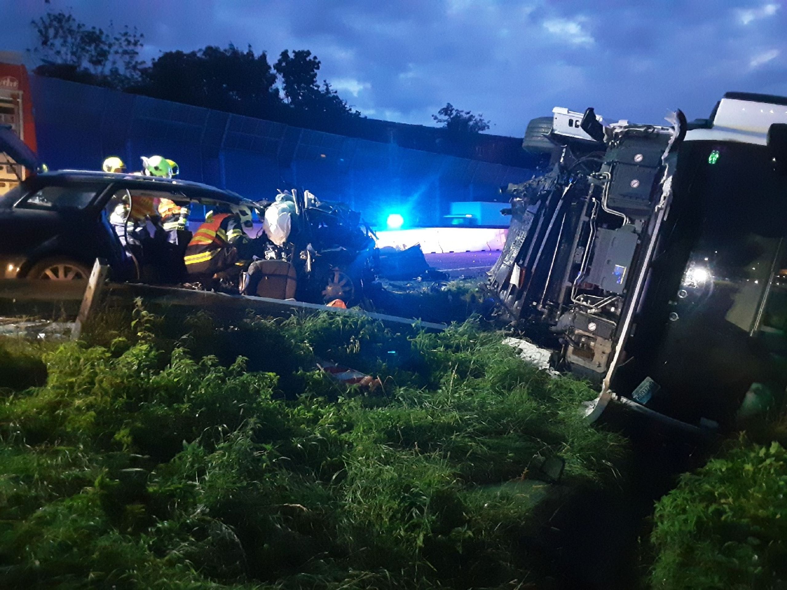 Tragická nehoda na D46 - Tragická nehoda na D46 u Prostějova (6/9)