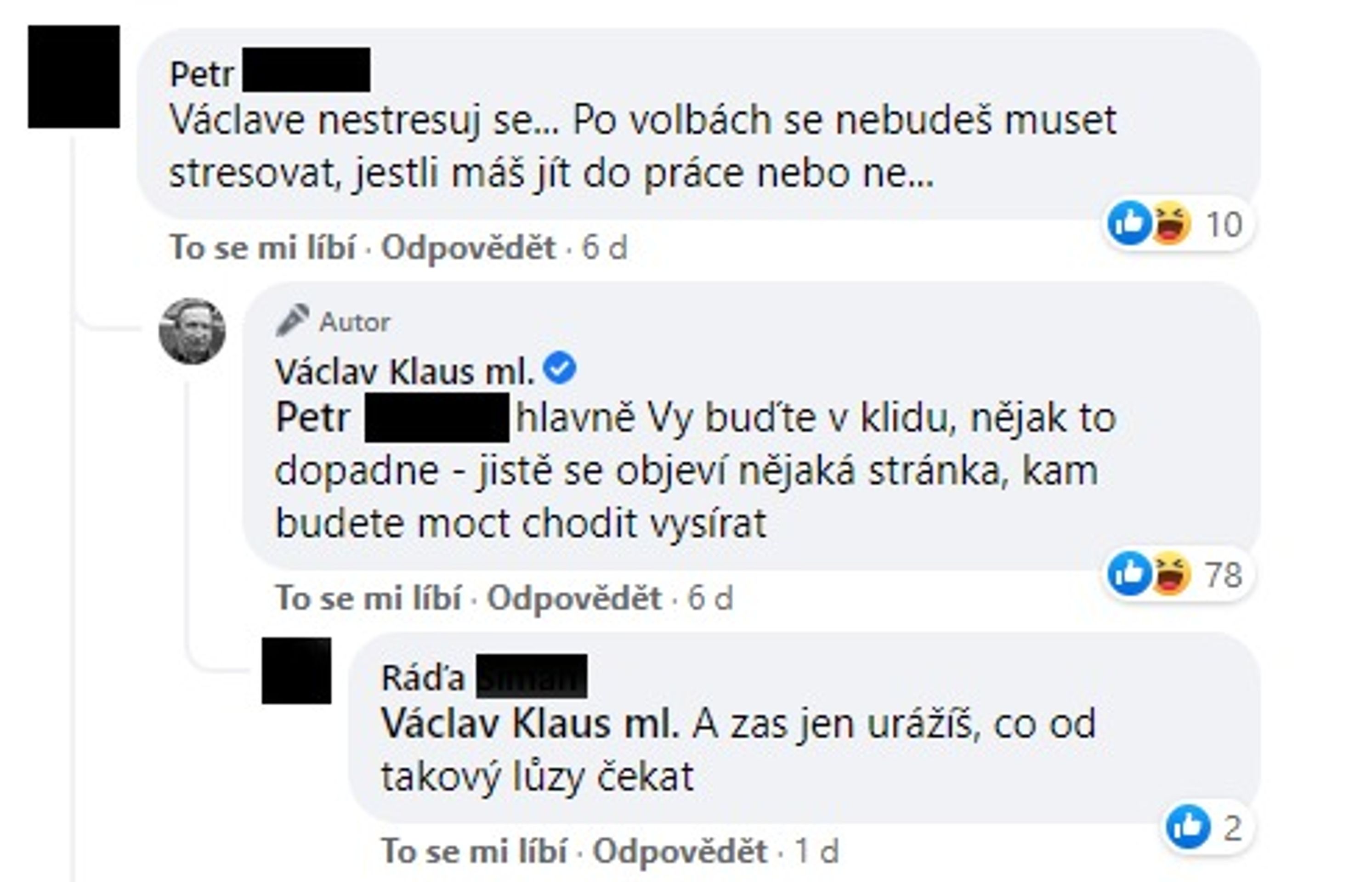 Klaus ml. na facebooku - 2 - GALERIE: Klaus ml. řádí na facebooku (2/3)