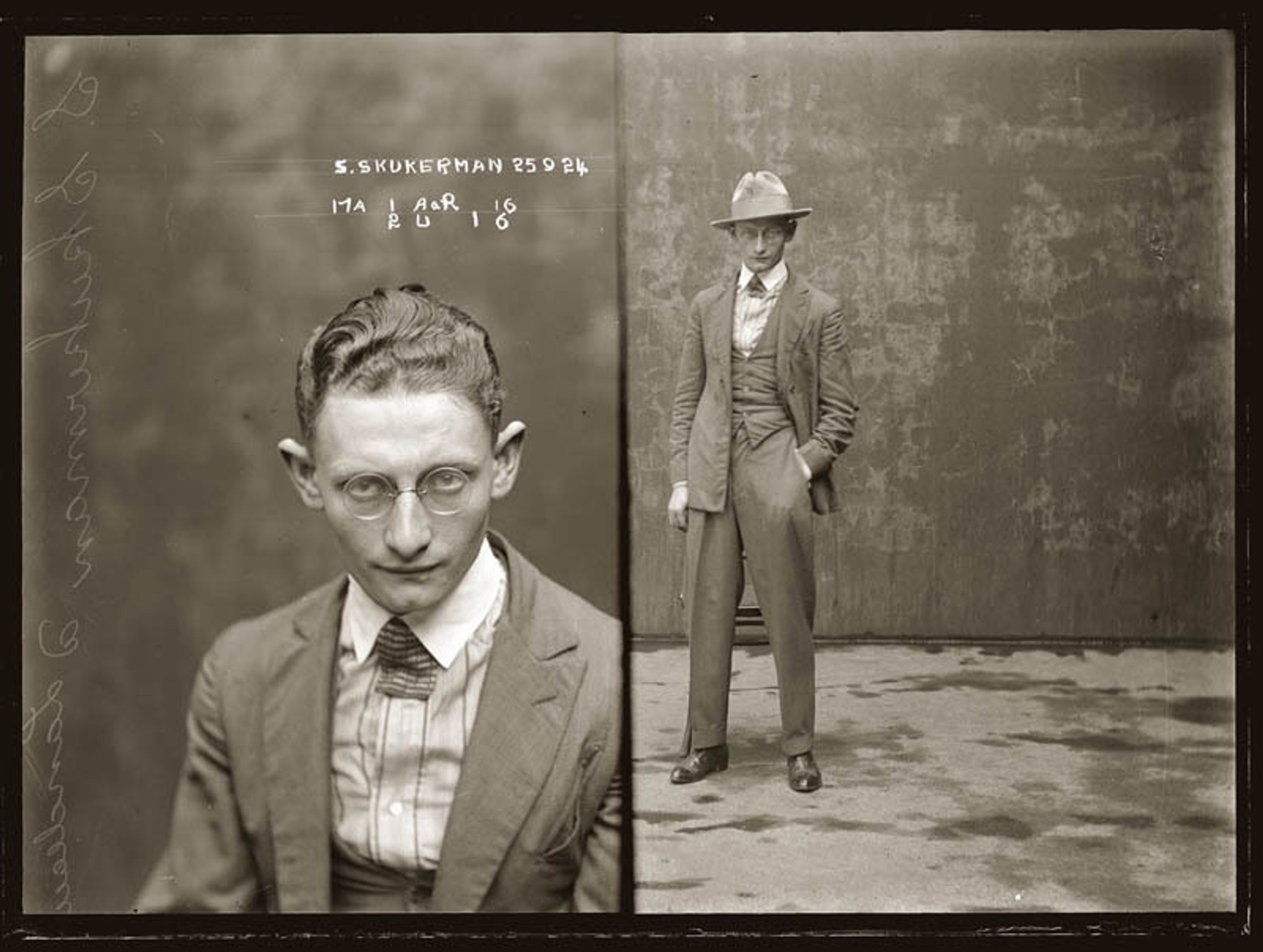 Fotografie trestanců z 20. let - 29 - Galerie: Fotografie trestanců z 20. let (29/36)