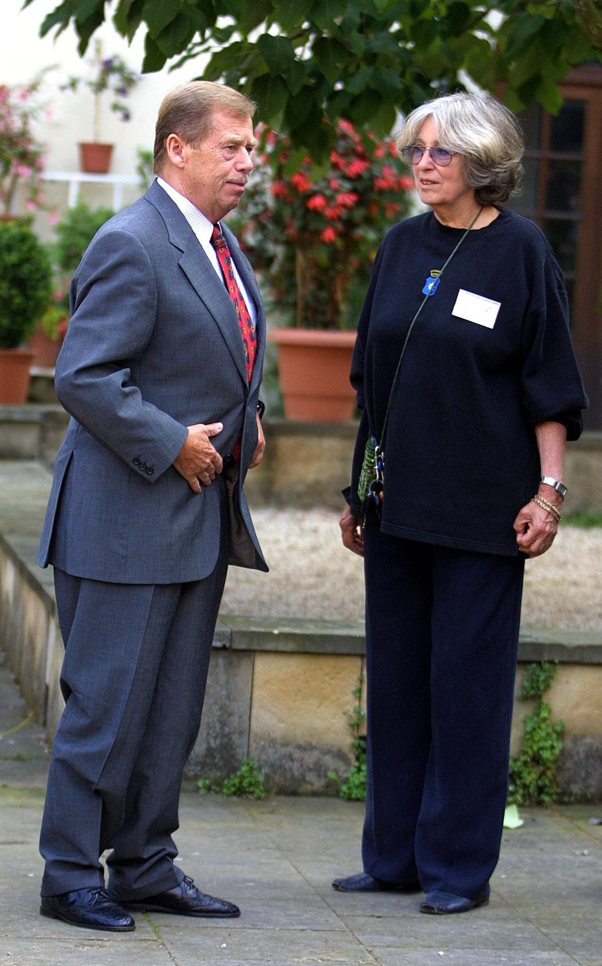 Prezident Václav Havel a hraběnka Diana Sternbergová - Diana Sternbergová (3/3)