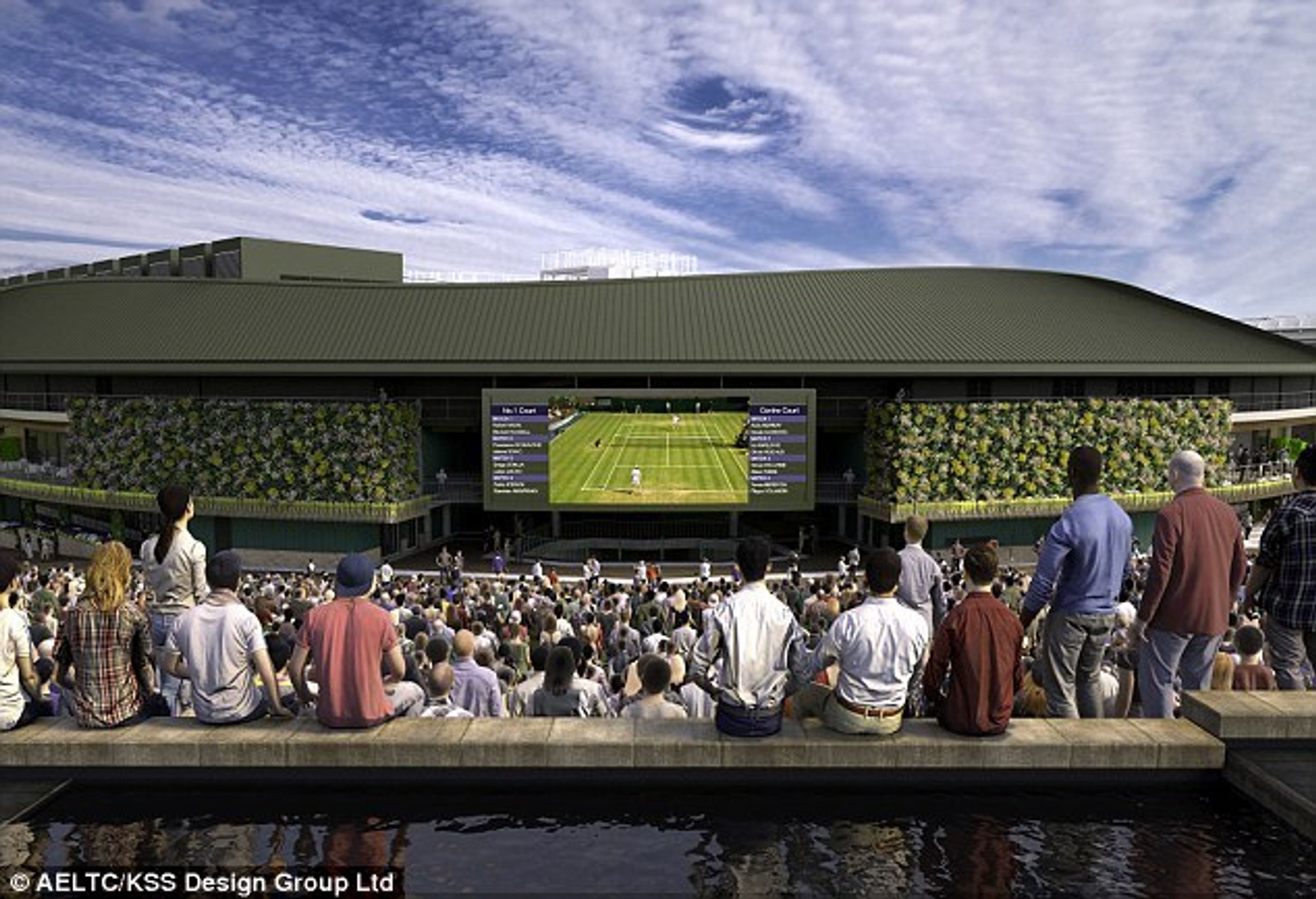 Architektonická studie: Wimbledon 2019 - 4 - GALERIE: Architektonická studie Wimledon 2019 (4/4)