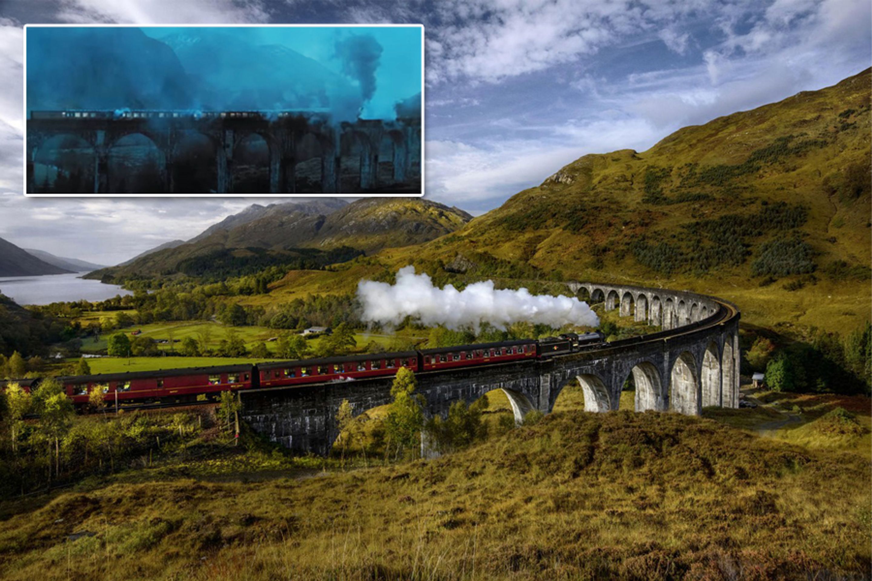 Krajina z Harryho Pottera - Glenfinnan Viaduct, Lochaber - GALERIE: Krajina z Harryho Pottera (3/7)