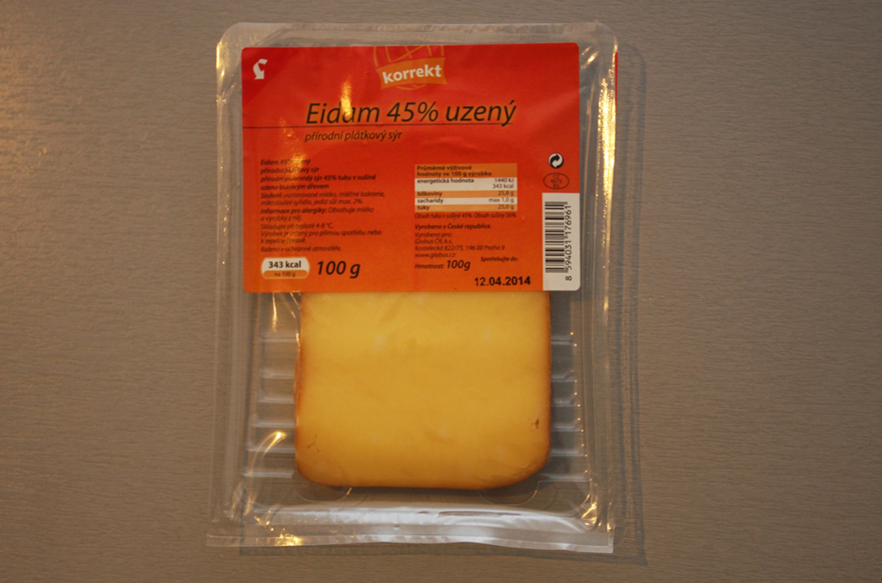 Test - uzené sýry - Korrekt - GALERIE: Test uzených plátkových sýrů (2/14)