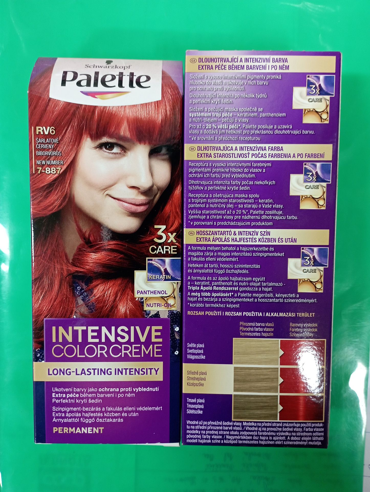 Barva na vlasy PALETTE RV6 - Zdraví nebezpečná kosmetika (1/13)