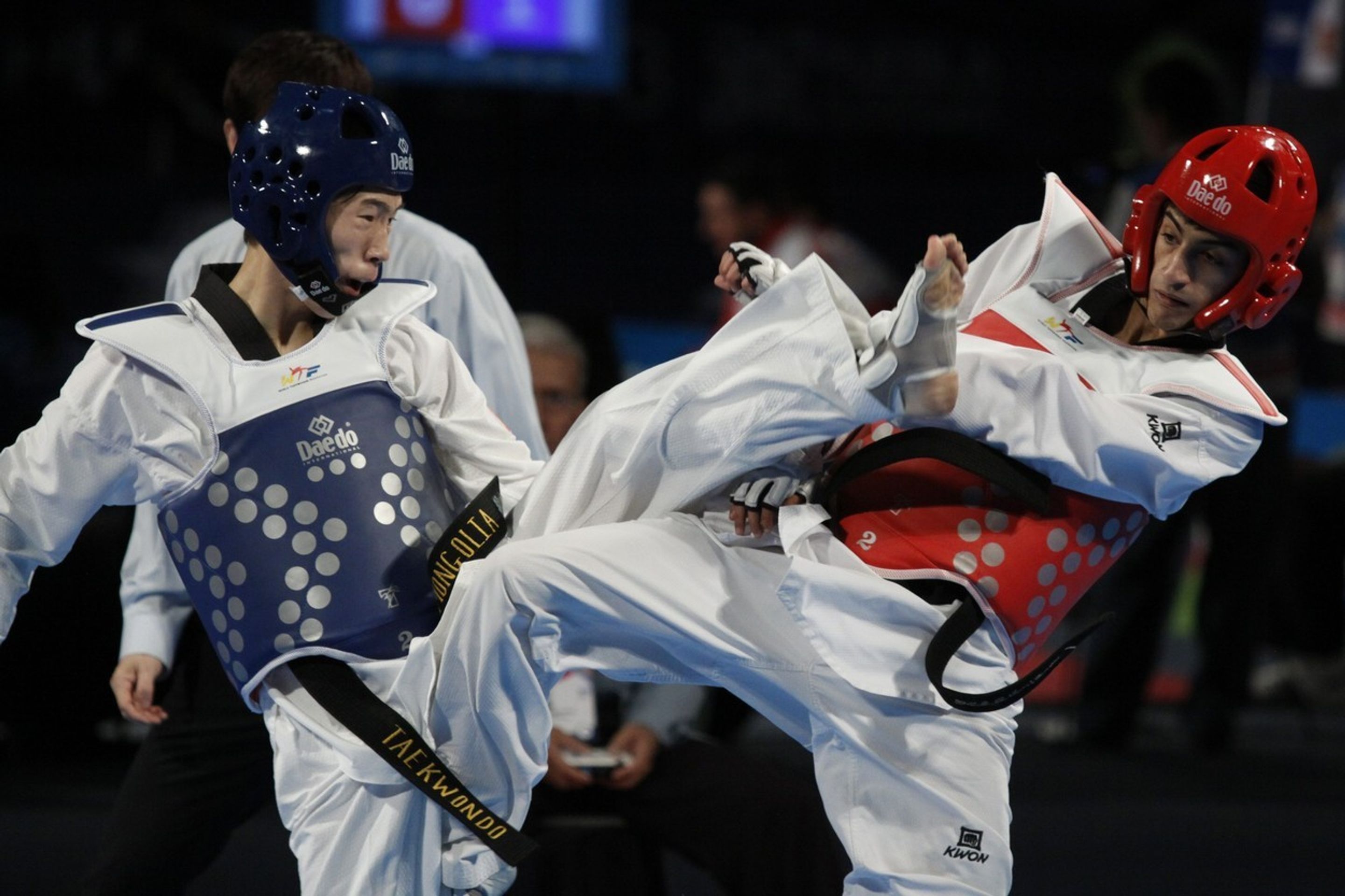 Taekwondista Mourad Laachraoui (vpravo) - GALERIE: Příběh olympionika Mourada Laachraouiho (2/5)