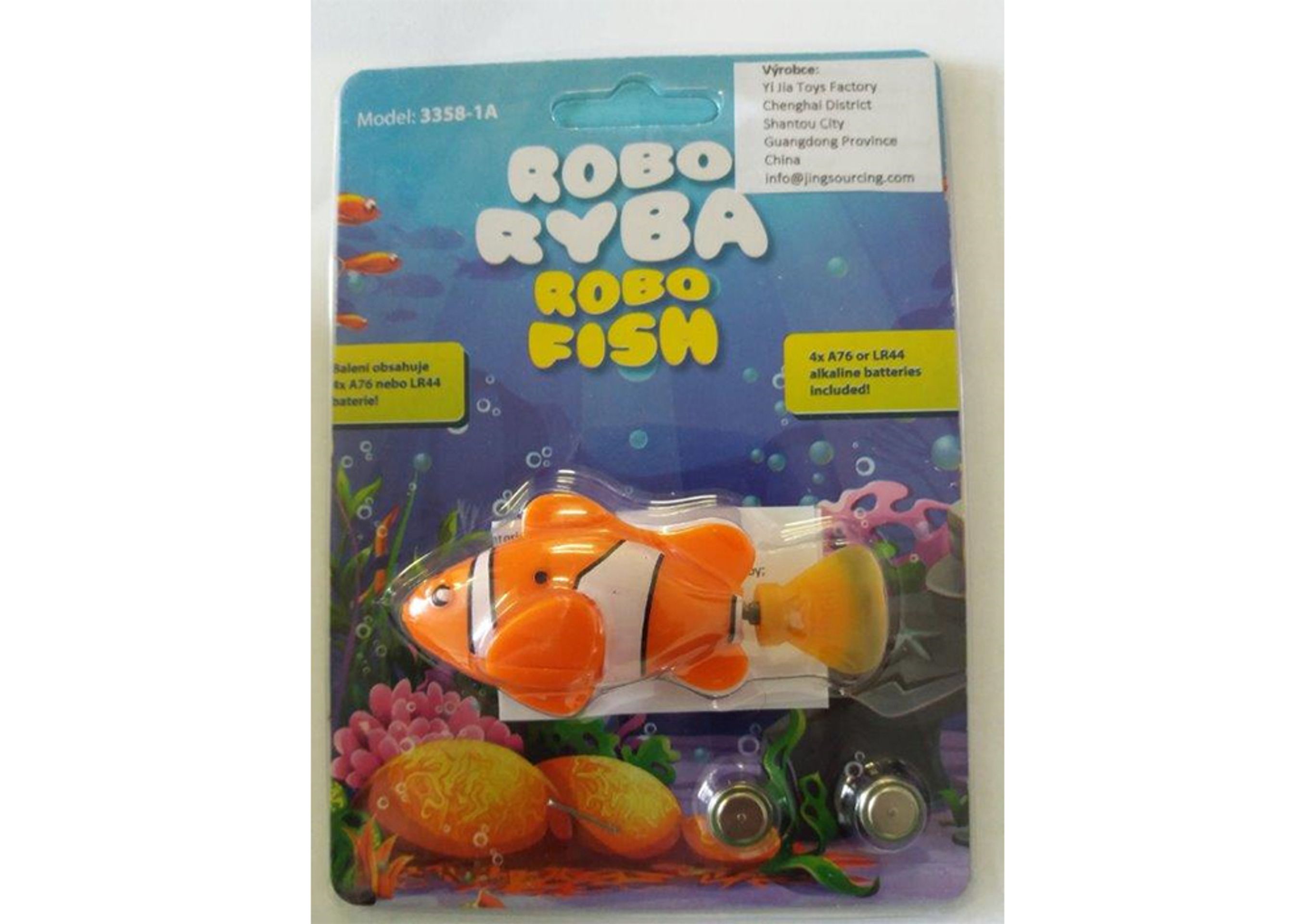 Kontrola bezpečnosti elektrických hraček - Robofish - GALERIE: Kontrola bezpečnosti elektrických hraček (4/9)