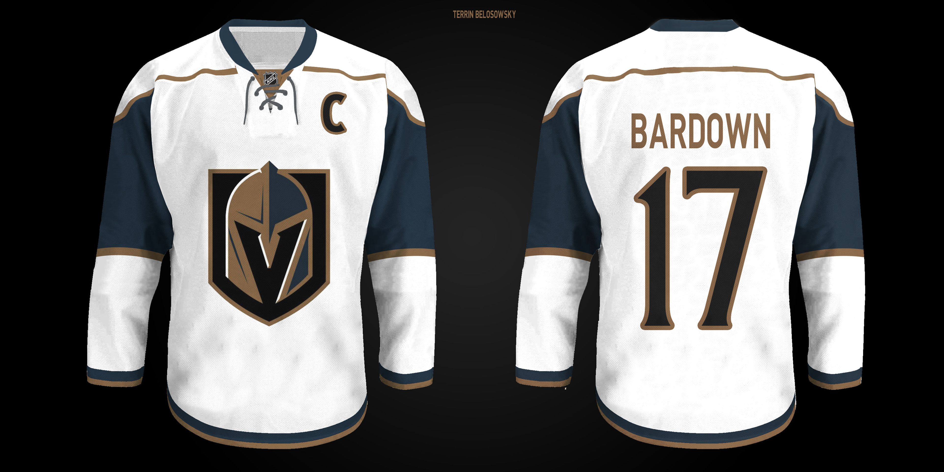 Vegas Golden Knights návrh dresů - GALERIE: Exkurze do arény ve Vegas: Tohle je domov nového týmu NHL! (5/7)
