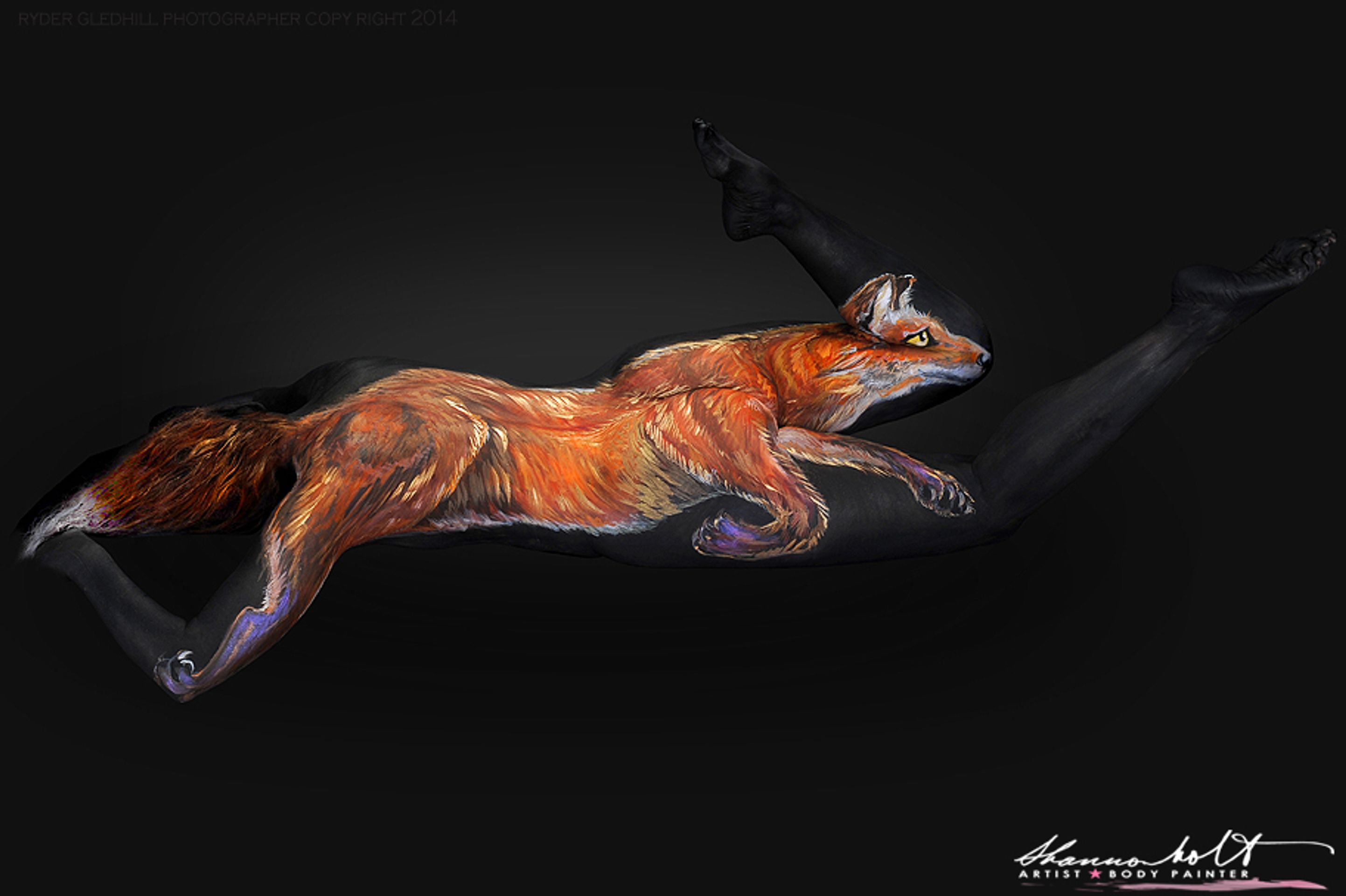 Body Painting - 3 - GALERIE: Zvířata na lidském těle (3/9)