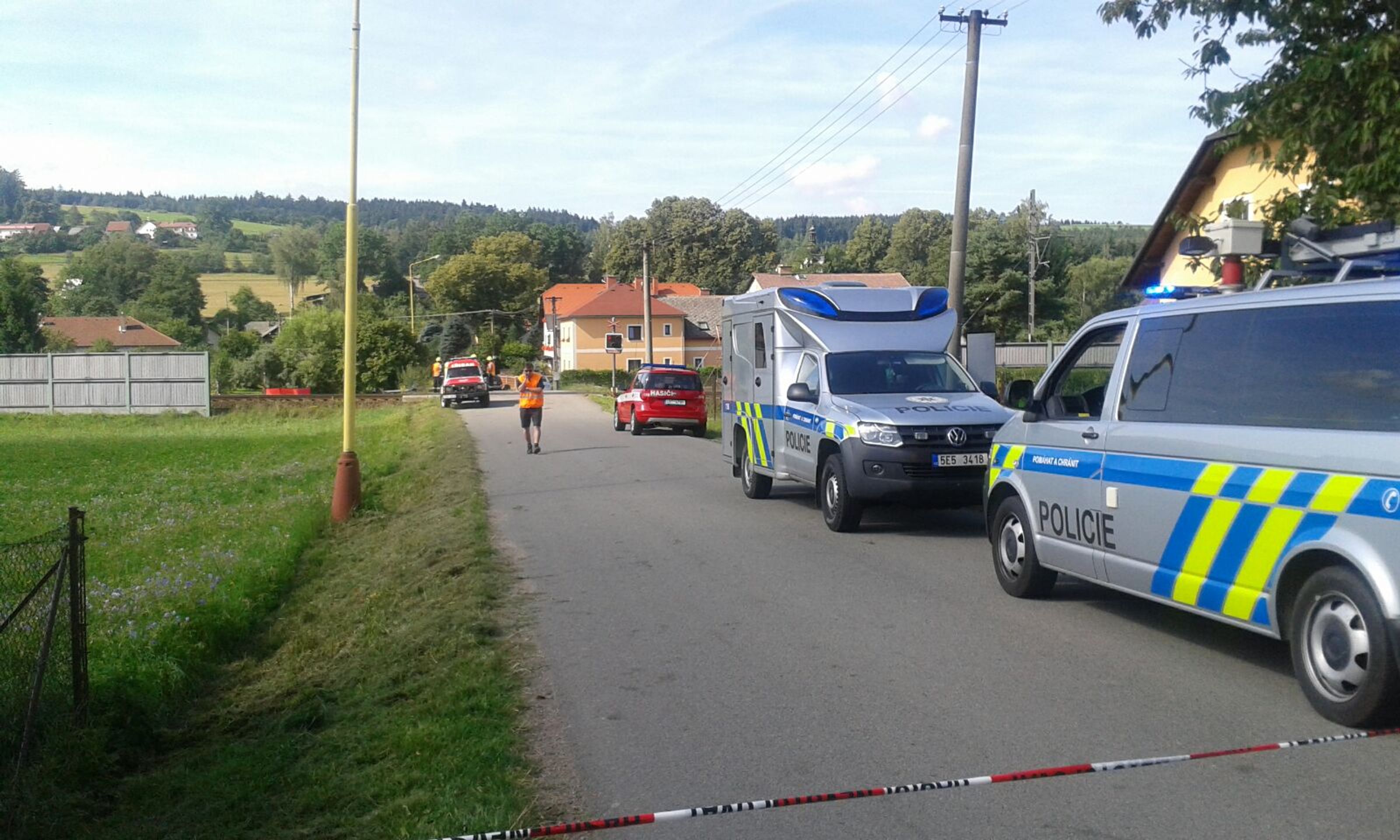 Nehoda na přejezdu v Letohradu - GALERIE: Nehoda na přejezdu v Letohradu (3/3)