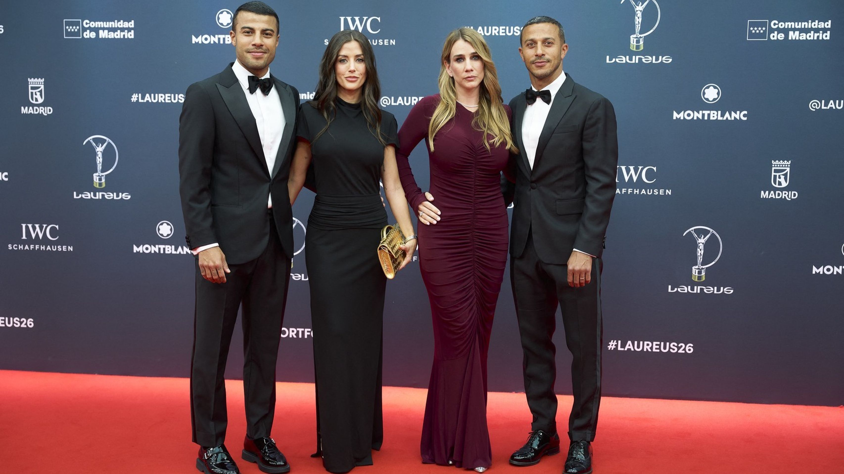 Raphinha, Natalia Rodriguesová Bellolová, Julia Vigasová a Thiago Alcantara - Sportovní Ocaři, předání cen Laureus (9/11)